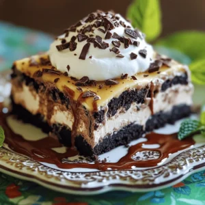 To make this chocolate lasagna, you need some key ingredients. Here’s a handy list: - 12 Oreo cookies, crushed - 1/4 cup unsalted butter, melted - 1 package (8 oz) cream cheese, softened - 1 cup powdered sugar - 1 cup whipped topping, thawed - 1 package (3.9 oz) chocolate instant pudding mix - 2 cups cold milk - 1 cup semi-sweet chocolate chips - Additional whipped topping and chocolate shavings for garnish These ingredients create a rich, layered dessert that is easy to prepare. The creamy layers mix well with the crunchy crust, making every bite a delight. You can make your chocolate lasagna even more special with a few garnishes: - Extra whipped topping - Chocolate shavings - Fresh mint leaves These toppings add a nice touch and make your dessert look stunning. You can get creative and even add some fruit like strawberries or raspberries for a pop of color. If you don’t have some ingredients, don’t worry! Here are some easy swaps: - Use any chocolate cookies instead of Oreo cookies for the crust. - Swap cream cheese with mascarpone cheese for a different flavor. - If you want a lighter option, use low-fat whipped topping. - You can use almond milk or oat milk instead of regular milk for a dairy-free version. These substitutions can help you customize your chocolate lasagna to fit your needs and tastes. For the full recipe, check out the detailed instructions in the article. To start, gather your ingredients. You need 12 crushed Oreo cookies and 1/4 cup of melted unsalted butter. In a medium bowl, mix the crushed cookies with the melted butter. Make sure all crumbs get moist. Next, press this mixture into the bottom of a 9x9-inch baking dish. This will be your crust. Press down firmly to make it solid. Now, let’s make the cream cheese layer. In a clean bowl, add 1 package (8 oz) of softened cream cheese and 1 cup of powdered sugar. Beat them together until smooth. It should look creamy and fluffy. Next, gently fold in 1 cup of thawed whipped topping. This adds a light texture. Spread this cream cheese mixture evenly over the Oreo crust using a spatula. It’s time to assemble the chocolate lasagna! In another bowl, whisk 1 package (3.9 oz) of chocolate instant pudding mix with 2 cups of cold milk. Whisk for about 2 minutes until it thickens. Pour this pudding layer over the cream cheese layer. Spread it out evenly. Now, sprinkle 1 cup of semi-sweet chocolate chips on top. This adds an extra chocolate kick. Next, we need to chill the dessert. Take the remaining 1 cup of whipped topping and spread it over the chocolate chips. Smooth it out for a nice finish. Cover the dish with plastic wrap. Place it in the fridge for at least 4 hours, or overnight if possible. This allows all the layers to set properly. Once chilled, slice into squares and enjoy! For garnish, add whipped topping and chocolate shavings on each slice. Follow these steps, and you will have a delightful chocolate lasagna. You can find the full recipe above for more details! To get great layers in your chocolate lasagna, use a firm hand. Press the Oreo crust down well. This keeps it stable. When making the cream cheese layer, mix until smooth. Don’t rush this step. A lumpy layer does not look nice. Spread the cream cheese mixture evenly over the crust. After that, pour the pudding layer. Make sure it is thick before adding. This helps keep the layers defined. When serving chocolate lasagna, always aim for a beautiful presentation. Slice the dessert into squares. Place each square on a decorative plate. Drizzle chocolate sauce over the top for flair. Add a dollop of whipped topping and some chocolate shavings. Fresh mint leaves also add a nice touch. These small details make your dessert stand out. It’s all about the wow factor! One common mistake is not chilling the dessert long enough. This can lead to messy slices. Always chill for at least four hours. Another mistake is adding too much liquid to the pudding. Follow the package directions carefully. Lastly, don’t skip the chocolate chips. They add a great texture and flavor. For the best result, stick to the Full Recipe. {{image_2}} You can change the flavors in your chocolate lasagna. Instead of Oreo cookies, use graham crackers. For a fruity twist, add a layer of fresh strawberries or raspberries. You can also try vanilla pudding instead of chocolate. This gives a light and creamy taste. Mix in some peanut butter for a rich, nutty flavor. You can even add coffee to the pudding for a mocha effect. Each change adds fun and new tastes to your dessert. Texture makes every bite exciting. You can add a layer of crushed nuts for crunch. Walnuts or almonds work great. Another idea is to include a layer of crushed cookies between the cream cheese and pudding layers. This adds more flavor and fun. For a chewy bite, sprinkle mini marshmallows on top of the chocolate chips. These small changes create layers of delight in every piece. For a dairy-free or vegan chocolate lasagna, swap the cream cheese for a vegan cream cheese. Use coconut whipped cream instead of regular whipped topping. For the pudding, choose a plant-based milk, like almond or oat milk. Make sure the chocolate chips are dairy-free. These swaps let everyone enjoy this dessert. You still get the same rich flavor and creamy texture without dairy. To keep your chocolate lasagna fresh, cover it tightly with plastic wrap. You can also use an airtight container. This helps prevent drying and keeps the flavors strong. Store it in the fridge for best results. Avoid placing it near strong-smelling foods, as it can absorb those odors. When stored properly, chocolate lasagna lasts about 3 to 5 days in the fridge. If you want to enjoy it longer, you can freeze it. Just make sure to wrap it well. In the freezer, it can last up to 2 months. When ready to eat, let it thaw in the fridge overnight. Chocolate lasagna is best served cold, so no need to heat it up. If you prefer a softer texture, let it sit out for about 15 minutes before serving. This helps the layers blend nicely. Cut it into squares and garnish as desired, using the Full Recipe as a guide for presentation. Enjoy your delicious dessert! Chocolate lasagna is a no-bake dessert. It layers creamy chocolate and sweet goodness. The base is made of crushed Oreo cookies. You then add layers of cream cheese, chocolate pudding, and whipped topping. Each bite is rich and satisfying. It’s a treat that pleases both kids and adults. Yes, you can make chocolate lasagna ahead of time. It’s perfect for parties or gatherings. Prepare it a day before, then chill it overnight. This allows the layers to set properly and flavors to blend. Just remember to cover it tightly to keep it fresh. You know the chocolate lasagna is set when it feels firm to the touch. After chilling, the layers should hold their shape. If you gently press on the top layer, it should not jiggle. Refrigerating it for at least four hours is key to achieving the right texture. Yes, you can use other cookies for the crust. Choose cookies that complement the chocolate flavor. For example, you could use graham crackers or chocolate wafer cookies. Just crush them finely and mix with melted butter. This will give you a new twist on the classic recipe. Here are the basic nutritional facts for one serving of chocolate lasagna: - Calories: 300 - Total Fat: 18g - Saturated Fat: 9g - Cholesterol: 25mg - Sodium: 200mg - Total Carbohydrates: 35g - Dietary Fiber: 1g - Sugars: 20g - Protein: 3g These values may vary based on the specific ingredients used in the full recipe. Always check the labels for precise information. Chocolate lasagna is a fun and easy dessert to make. We explored its main ingredients, step-by-step instructions, and helpful tips. You learned about variations to keep it fresh and how to store it properly. Remember, your options are endless. You can customize flavors and textures to match your taste. Enjoy the process and savor the delights of this dessert. Happy baking!