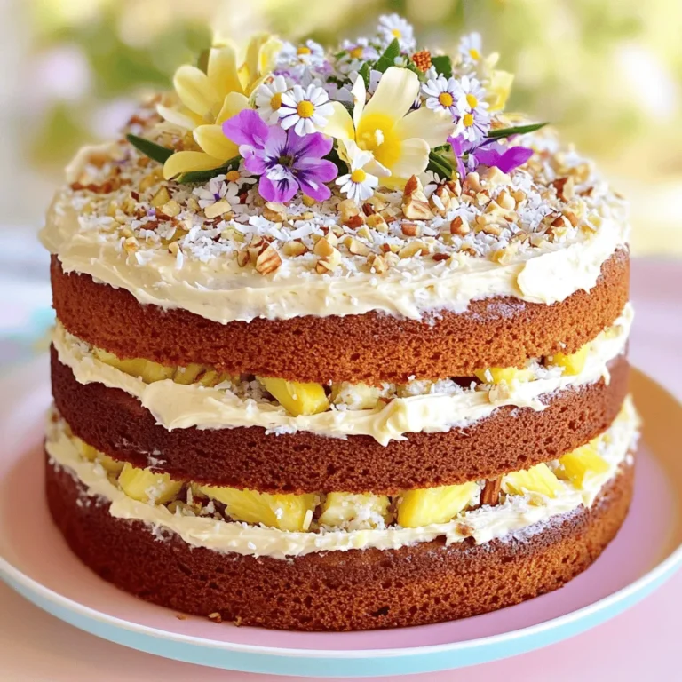 For the cake, you will need: