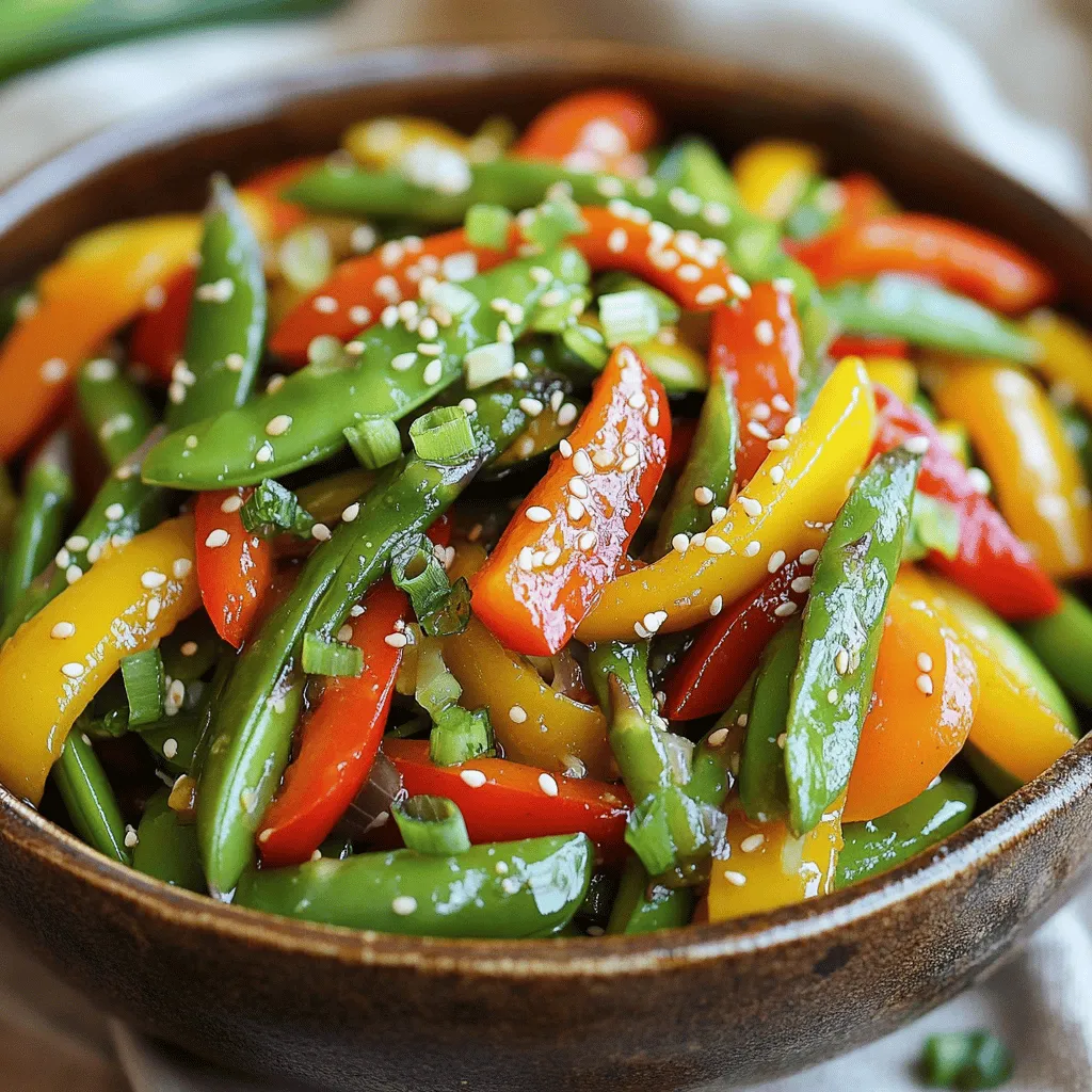 To make a delicious spring vegetable stir-fry, you will need fresh, colorful ingredients. This dish is quick and easy to prepare. Here’s the list of what you'll need: