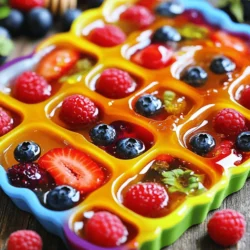 To make these tasty homemade fruit snacks, gather these simple ingredients: - 2 cups mixed berries (strawberries, blueberries, raspberries), fresh or frozen - 1/4 cup honey or maple syrup (adjust based on sweetness preference) - 1 tablespoon lemon juice - 2 teaspoons gelatin or agar-agar for a vegan option - 1/4 cup water - A pinch of salt You can easily swap out some items if needed: - Use any other fruit you love, like mangoes or peaches. - Agave syrup can replace honey or maple syrup for a vegan choice. - Lime juice can replace lemon juice for a different flavor. - Use pectin instead of gelatin if you want a fruitier texture. Each serving of these fruit snacks offers a healthy treat: - Calories: 45 - Total Fat: 0.5g - Carbohydrates: 10g - Sugars: 6g - Protein: 1g These numbers may vary based on ingredients and portion sizes. Enjoy these healthy snacks as a fun way to get your fruit! For the full recipe, check out the details above. Start by gathering your ingredients. You need mixed berries, honey, lemon juice, gelatin, water, and a pinch of salt. If you use fresh berries, wash them well. For frozen berries, let them thaw for about 10 minutes. This helps them blend smoothly. Next, take a medium saucepan. Combine the mixed berries, honey or maple syrup, lemon juice, and a pinch of salt. This mix adds a sweet and tangy flavor. Cook over medium heat for about 5 to 7 minutes. Stir often until the berries soften and release their juices. Once the berries are soft, remove the saucepan from heat. Use an immersion blender to puree the mixture until it’s smooth. If you don’t have one, transfer the mix to a regular blender. After blending, return it to the saucepan. Now, in a small bowl, mix the gelatin with 1/4 cup of cold water. Let it sit for a few minutes until it blooms. This step is key for the right texture. Add the bloomed gelatin to the berry puree. Stir until it dissolves completely. If you use agar-agar instead, simmer it for an extra 2 to 3 minutes while stirring. Pour your mixture into silicone molds or a parchment-lined baking dish. Spread it evenly so all snacks are the same size. Place the molds or dish in the refrigerator for at least 2 hours. This time helps the snacks set perfectly. To get the best puree, make sure to blend the berries until smooth. If there are lumps, the texture will not be nice. For gelling, the gelatin needs to dissolve fully. This ensures the fruit snacks hold their shape. If you see any bubbles, continue stirring. Once the snacks are set, if you used a dish, cut them into squares. If you used molds, gently remove the fruit snacks. Enjoy them fresh or store them. You can keep them in an airtight container in the fridge for up to a week. For longer storage, freeze them. This way, you always have a tasty treat on hand! For the full recipe, check the section above. To make the best fruit snacks, start with ripe, fresh fruits. They add flavor and sweetness. If you use frozen fruit, thaw it fully. This helps the fruit blend better. Always taste your mix before it sets. You can adjust sweetness or acidity. Use a good-quality blender for a smooth texture. Blend until you can't see any chunks. If you want to cut sugar, try using banana puree or applesauce. These options add natural sweetness. You can also use agave syrup or stevia. Both are great for lowering sugar content. Remember to adjust the amount based on your taste. Each sweetener has a different level of sweetness. Customizing flavors is easy. You can mix different berries or even add mango or peach. Try adding herbs like mint or basil for a fresh twist. Citrus zest, like lemon or lime, adds brightness. You could even add spices such as cinnamon or ginger for a warm flavor. Experimenting helps you find your favorite mix. Enjoy creating your own unique fruit snacks! {{image_2}} Mixing fruits can create fun flavors. Try these combos for your fruit snacks: - Strawberries and bananas - Pineapple and mango - Blueberries and kiwi - Apples and peaches Each mix adds a unique taste. You can even blend different colors for a vibrant snack. Want vegan fruit snacks? You can use agar-agar instead of gelatin. Agar-agar is a plant-based thickener. It works well without changing the taste. You can also use maple syrup for sweetness. This keeps your snacks vegan-friendly and delicious. Boost your fruit snacks' nutrition with some add-ins: - Chia seeds: These tiny seeds add fiber and protein. - Spinach: A handful of spinach gives green color and iron. - Flaxseed: Ground flaxseed adds omega-3s and fiber. These add-ins are easy to mix in. They make your snacks healthier without losing flavor. You can find more ideas in the Full Recipe. To keep your fruit snacks fresh, store them in an airtight container. This helps keep out air and moisture. Placing wax paper between layers can prevent them from sticking together. You can also use silicone molds for easy storage. Just pop out the snacks and keep them in a container. You can freeze your fruit snacks for longer storage. Place them in a freezer-safe bag or container. Make sure to remove as much air as possible. When you want a snack, take out only what you need. Let them thaw at room temperature for about 30 minutes. If you are in a hurry, you can eat them slightly frozen! Homemade fruit snacks last about one week in the fridge. If you freeze them, they can last up to three months. Always check for signs of spoilage. If you see mold or a strange smell, it’s best to throw them away. Fresh snacks should look vibrant and smell fruity. For the best taste, eat them while they are still fresh! Yes, you can! Feel free to swap the mixed berries for other fruits. Bananas, mangoes, and apples work great. Just remember to adjust the sweetness if needed. You can mix and match fruits to create your own flavors. Each fruit brings unique taste and nutrients. Experimenting keeps things fun and tasty! If you want to skip gelatin, use agar-agar instead. This plant-based option is a great substitute. It gives a similar texture in your snacks. Just make sure to follow the instructions for agar-agar carefully. You will need to simmer it a bit longer to activate it. This way, you can enjoy your fruit snacks without animal products! Homemade fruit snacks are best served chilled. You can cut them into fun shapes or squares. They make a great snack for kids and adults. Serve them at parties or as a healthy treat for lunchboxes. You can also pair them with yogurt or nut butter for added flavor. Enjoy them fresh for a burst of fruity goodness! You learned how to make homemade fruit snacks step by step. We covered ingredients, cooking tips, and storage info. By using simple fruits and substitutes, you can create tasty treats for everyone. Remember to customize flavors or add healthy extras. With these tips, you'll make delightful, chewy snacks to enjoy anytime. I hope you feel inspired to try making your own today!