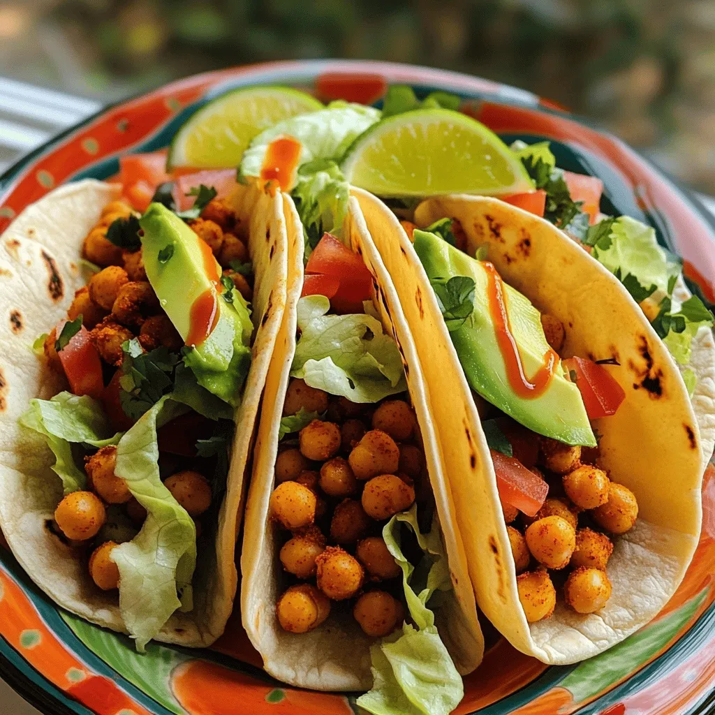 To make your budget-friendly tacos, you need a few key items. Here’s what you’ll need: - 1 can chickpeas, drained and rinsed - 1 tablespoon olive oil - 1 teaspoon ground cumin - 1 teaspoon smoked paprika - 1/2 teaspoon chili powder - Salt and pepper to taste - 6 small corn tortillas - 1 avocado, sliced - 1 cup shredded lettuce - 1 tomato, diced - Hot sauce (optional) These ingredients create a filling meal that bursts with flavor without breaking the bank. You can make your tacos even better with a few optional items. Think about adding: - Fresh cilantro for a bright touch - Lime wedges for a zesty kick - Cheese for creaminess - Sliced jalapeños for heat These extras can turn a simple dish into something special. They also help you customize your meal to fit your taste. Finding affordable ingredients is key to cooking on a budget. Here are my top tips: - Buy in bulk: Opt for bulk items like chickpeas and spices. They often cost less. - Use store brands: Store brands usually offer the same quality for a lower price. - Check for sales: Look at weekly ads for deals on fresh produce and canned goods. - Visit local markets: Farmers’ markets can have great prices on fresh veggies. By following these tips, you can stretch your dollar and enjoy tasty meals. For the full recipe, check out the Budget-Friendly Spicy Chickpea Tacos. Start by heating a skillet over medium heat. Add one tablespoon of olive oil. Once the oil is hot, add the can of chickpeas that you drained and rinsed. Next, sprinkle in one teaspoon of ground cumin, one teaspoon of smoked paprika, and half a teaspoon of chili powder. Then, add salt and pepper to your taste. Stir everything well to coat the chickpeas. Cook them for about five to seven minutes. You want them to be slightly crispy and fragrant. This step adds great flavor to your tacos. While the chickpeas cook, grab a separate pan to heat your tortillas. Place them in the pan for about 30 seconds on each side. You want them to be warm and pliable. This makes it easier to fold them later. Heating the tortillas also enhances their taste. If you have a gas stove, you can heat them directly over the flame for a smoky flavor. Just be careful not to burn them! Now, it’s time to build your tacos! Take a warm tortilla and place a generous scoop of the spiced chickpeas in the center. Next, add a few slices of avocado on top. Then, pile on some shredded lettuce and diced tomato. If you like heat, drizzle a bit of hot sauce over everything. Finally, fold the tortilla in half and give it a gentle press. Your tasty, budget-friendly spicy chickpea tacos are ready to enjoy! For the full recipe, check out the complete instructions. To boost flavor, use fresh spices. Fresh spices add a bright taste. You can try herbs like cilantro or parsley. A squeeze of lime juice also brightens the dish. If you like heat, add more chili powder. You can also add a dash of hot sauce for a kick. For a creamy touch, use Greek yogurt instead of sour cream. Store any leftover tacos in a sealed container. Keep the chickpeas and toppings separate from the tortillas. This keeps the tortillas from getting soggy. You can store leftovers in the fridge for up to three days. When ready to eat, reheat the chickpeas on the stove. Warm the tortillas for about 30 seconds before serving. If you don’t have chickpeas, use black beans or lentils. Both options work well in tacos. No corn tortillas? Try flour tortillas instead, or use lettuce wraps for a low-carb option. If you lack avocado, try using guacamole or salsa. You can mix and match based on what you have. This lets you create a unique meal every time. {{image_2}} You can easily make these tacos vegetarian. Replace chickpeas with black beans or lentils. Both options are filling and cheap. You can also add more veggies like bell peppers or mushrooms. Just sauté them with the spices. This adds flavor and texture to the dish. If you want an extra protein kick, add cooked quinoa or scrambled eggs. Quinoa is great because it is cheap and packed with protein. Scrambled eggs can make the tacos more filling. You can also throw in some cheese for added richness. Love heat? Add fresh jalapeños or a dash of cayenne pepper. You can mix hot sauce into the chickpeas for extra spice. Try adding diced serrano peppers for more flavor. The heat will make your tacos even more exciting. For a delicious meal on a budget, try my full recipe for budget-friendly spicy chickpea tacos! After making your Budget-Friendly Spicy Chickpea Tacos, you may have some extras. Store leftover chickpeas in an airtight container. Keep them in the fridge for up to three days. If you have leftover tortillas, wrap them in foil or plastic wrap. They will stay fresh for about a week. For fresh veggies, like lettuce and tomatoes, store them in separate containers. This keeps them crisp and tasty. I love to freeze tacos for quick meals later. Start by letting the tacos cool down. Wrap each taco in plastic wrap or foil. Place them in a freezer-safe bag. They can stay in the freezer for up to three months. When you're ready to eat, just thaw them in the fridge overnight. This keeps the flavors fresh. To reheat your tacos, you can use the oven or a skillet. For the oven, preheat it to 350°F (175°C). Place the wrapped tacos on a baking sheet for about 10-15 minutes. If you use a skillet, heat it over medium heat. Unwrap the tacos and warm them for about 2-3 minutes on each side. This makes them crispy again. Enjoy your delicious Budget-Friendly Spicy Chickpea Tacos any day! To make these tacos gluten-free, choose corn tortillas. Most corn tortillas are naturally gluten-free. Check the label to be sure. You can also use lettuce leaves as wraps. This keeps the taco fresh and crunchy. You can serve tacos with many side dishes. Here are some tasty options: - Rice or quinoa for a filling base - Black beans for extra protein - Guacamole for creamy goodness - Salsa for a fresh kick - Corn salad for sweetness These sides add flavor and nutrition to your meal. Yes, you can use dried chickpeas! Just soak them overnight. After soaking, cook them until tender. This may take 1-2 hours. Canned chickpeas save time, but dried ones are cheaper. Both work well in the tacos. For the full recipe, refer to the earlier section on Budget-Friendly Spicy Chickpea Tacos. This blog post covered how to make tasty budget-friendly tacos. We explored key ingredients, from chickpeas to spices. I shared tips for saving money while shopping. You learned step-by-step instructions for preparing and assembling your tacos. We discussed clever ways to spice things up and store leftovers. You can also try fun variations to suit your tastes. In closing, making delicious tacos on a budget is easy. Use the tips here for great meals without spending too much.