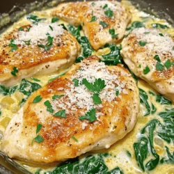 - 4 boneless, skinless chicken breasts - 3 tablespoons olive oil - 4 cloves garlic, minced For this dish, I start with chicken breasts. They offer a nice, tender bite. Next, I use olive oil for cooking. It adds flavor and helps the chicken brown well. Finally, garlic is key. Its aroma fills the kitchen and makes everything better. - 1 cup heavy cream - ½ cup grated Parmesan cheese Heavy cream is my go-to for creaminess. It makes the sauce rich and smooth. Parmesan cheese adds depth. It melts well and brings a salty punch to the dish. - 1 teaspoon dried thyme - 1 teaspoon dried oregano - 1 teaspoon onion powder - Salt and pepper to taste I love to season my chicken with dried thyme and oregano. They give a lovely herbal taste. Onion powder adds a layer of flavor without being strong. Lastly, salt and pepper are a must. They enhance every ingredient in the dish. You can find the full recipe below to guide you through the entire process. 1. Seasoning the chicken Start with 4 chicken breasts. Sprinkle each side with salt, pepper, thyme, and oregano. This adds flavor right from the start. 2. Heating the skillet Pour 3 tablespoons of olive oil into a large skillet. Heat the oil on medium-high. You want it hot enough to sizzle when the chicken goes in. 1. Browning the chicken Place the seasoned chicken in the hot skillet. Cook for 6-7 minutes on each side. Look for a golden-brown crust. This seals in the juices. 2. Sautéing garlic Once the chicken is done, take it out and set it aside. Lower the heat to medium. Add 4 minced garlic cloves to the skillet. Sauté for about 1 minute. The smell will make your mouth water! 3. Combining sauce ingredients Pour in 1 cup of chicken broth. Stir to get the tasty bits off the bottom. Let it simmer for 2-3 minutes. Now add 1 cup of heavy cream and 1 teaspoon of onion powder. Mix well and let the sauce thicken for another 3-4 minutes. 1. Adding baby spinach Stir in 1 cup of baby spinach. Cook for 1 minute. You want it just wilted, not mushy. 2. Stirring in Parmesan Add ½ cup of grated Parmesan cheese next. Stir until it melts into the sauce. Taste and adjust salt and pepper if needed. 3. Heating the chicken in sauce Finally, return the chicken to the skillet. Spoon the creamy sauce over the top. Let it all heat together for about 2 minutes. Enjoy this delicious meal straight from the skillet! For the complete recipe, check out the Full Recipe. To get tender chicken, start with good quality meat. Choose fresh, boneless, skinless chicken breasts. Season them well with salt and pepper. I like to use dried thyme and oregano for extra flavor. Cook the chicken until it’s golden brown on both sides. This usually takes about 6-7 minutes per side. Let the chicken rest for a few minutes after cooking. This resting time helps keep the juices inside, making the chicken moist and tasty. The sauce should be creamy but not too thick. If it’s too thick, add a little more chicken broth or cream to loosen it up. If you want it thicker, let it simmer a bit longer. For a richer flavor, try adding more garlic or some lemon juice. These small changes can really enhance your sauce. For side dishes, I recommend serving it with rice, pasta, or mashed potatoes. These help soak up the creamy sauce. You can also add a simple salad to balance the meal. When plating, use a large spoon to drizzle the sauce over the chicken. Sprinkle some chopped parsley on top for a fresh look. This makes your dish not only tasty but also beautiful. For the full recipe, check the main article. {{image_2}} You can easily switch the chicken for shrimp or tofu. Shrimp cooks fast and adds a lovely taste. Use medium shrimp for the best results. Sauté them until pink, then follow the same steps. Tofu provides a great plant-based option. Use firm tofu, cut into cubes, and cook until golden. Incorporating other greens can balance the flavors. Try kale, Swiss chard, or even broccoli. Add these veggies in the last few minutes of cooking. They will get tender but stay bright. Seasonal vegetables also work well. In spring, use asparagus or peas. In fall, add roasted squash or Brussels sprouts. These options add color and nutrients. Using different herbs can change the dish’s profile. Rosemary or basil adds a different twist. You can also experiment with spices like paprika or red pepper flakes for a kick. Cheese alternatives can also enhance the flavor. Replace Parmesan with feta for a tangy taste. Or, try goat cheese for creaminess. These small changes keep the recipe fresh and exciting. For the full recipe, you can refer to the earlier section. To store your leftovers, let the dish cool first. Place it in an airtight container. This keeps it fresh for up to three days. Label the container with the date. This way, you know when to eat it. Reheat Creamy Garlic Chicken Skillet on the stove. Use medium heat to warm it gently. Stir often to avoid burning. You can also use the microwave. Heat in short bursts, stirring in between. This keeps the chicken moist and the sauce creamy. You can freeze this dish for up to three months. Make sure it cools down completely first. Place it in a freezer-safe container. When you're ready to eat, thaw it overnight in the fridge. Reheat on the stove or microwave. Stir well to restore its creamy texture. Enjoy your meal as if it was just made! Yes, you can prepare this dish ahead of time. Cook the chicken and sauce, then cool them down. Store them in separate containers. This keeps the chicken juicy and the sauce creamy. When ready to eat, reheat the chicken and sauce together in a skillet. Add a splash of chicken broth if the sauce is too thick. This way, you save time on busy days. You have many tasty options to pair with this dish. Here are some ideas: - Mashed potatoes: Creamy and buttery, they soak up the sauce well. - Rice: White or brown rice adds a nice base. - Steamed vegetables: Broccoli or green beans add color and nutrients. - Salad: A fresh green salad balances the richness of the chicken. - Crusty bread: Perfect for dipping into the creamy sauce. There are easy swaps for a lighter meal. Consider these options: - Use chicken thighs instead of breasts for more flavor. - Swap heavy cream for half-and-half or coconut milk. - Use low-sodium chicken broth to cut down on salt. - Add more vegetables, like mushrooms or bell peppers, to increase fiber. - Replace Parmesan with nutritional yeast for a dairy-free option. For the full recipe, check out the Creamy Garlic Chicken Skillet section above. This blog post covered a delicious Creamy Garlic Chicken Skillet recipe. We looked at key ingredients like chicken, olive oil, and garlic. I shared step-by-step instructions, tips for perfecting your chicken, and ideas for variations. You now have easy ways to store and reheat your meal. In closing, this dish is simple and can fit many tastes. Feel free to try your own twists. Enjoy cooking and make this recipe your own!