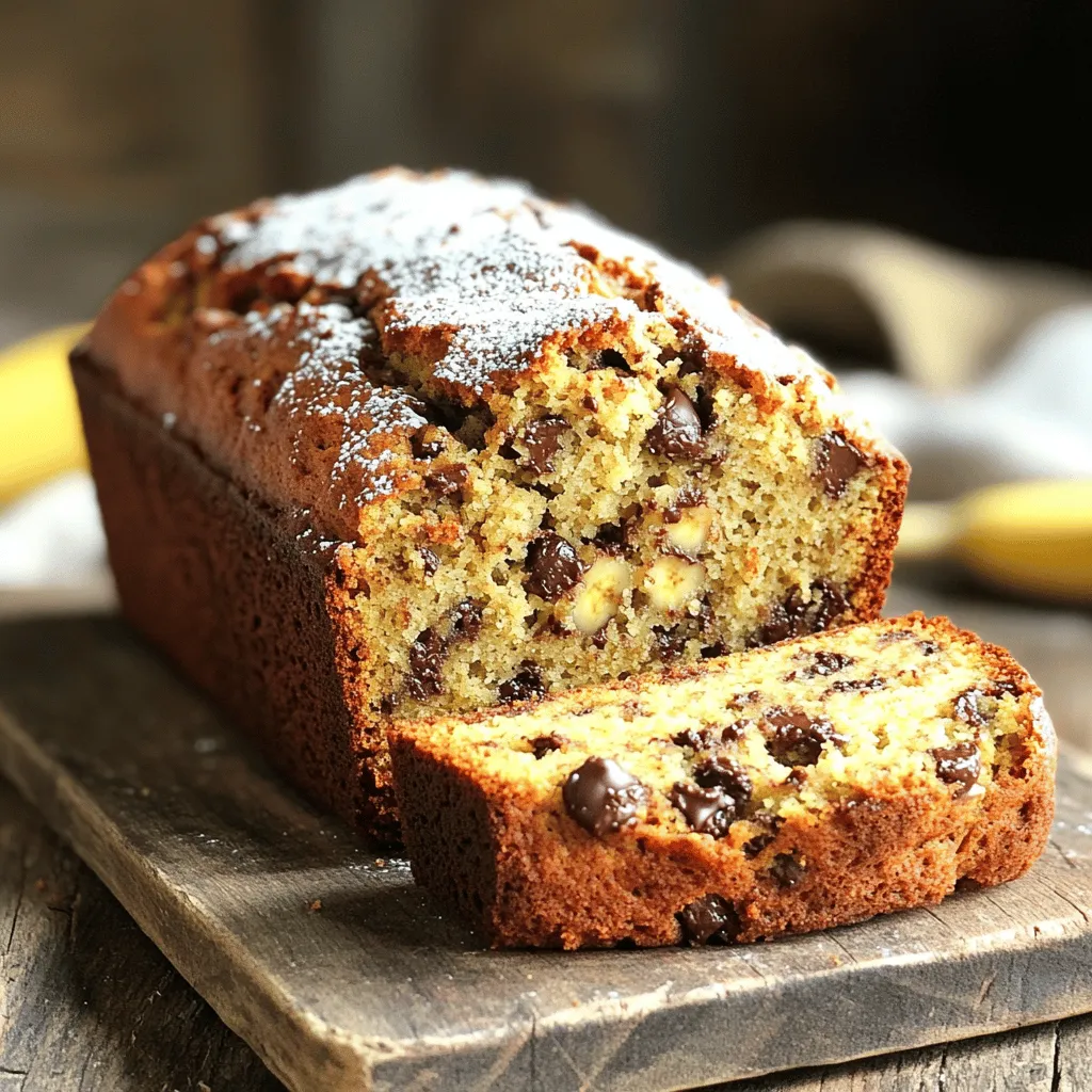 Chocolate Chip Banana Bread Moist and Delicious Treat