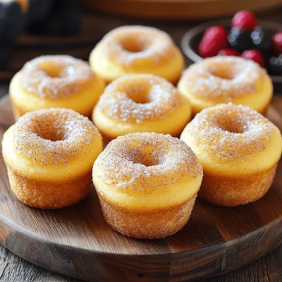 Cinnamon Sugar Donut Muffins Delightful and Easy Treat