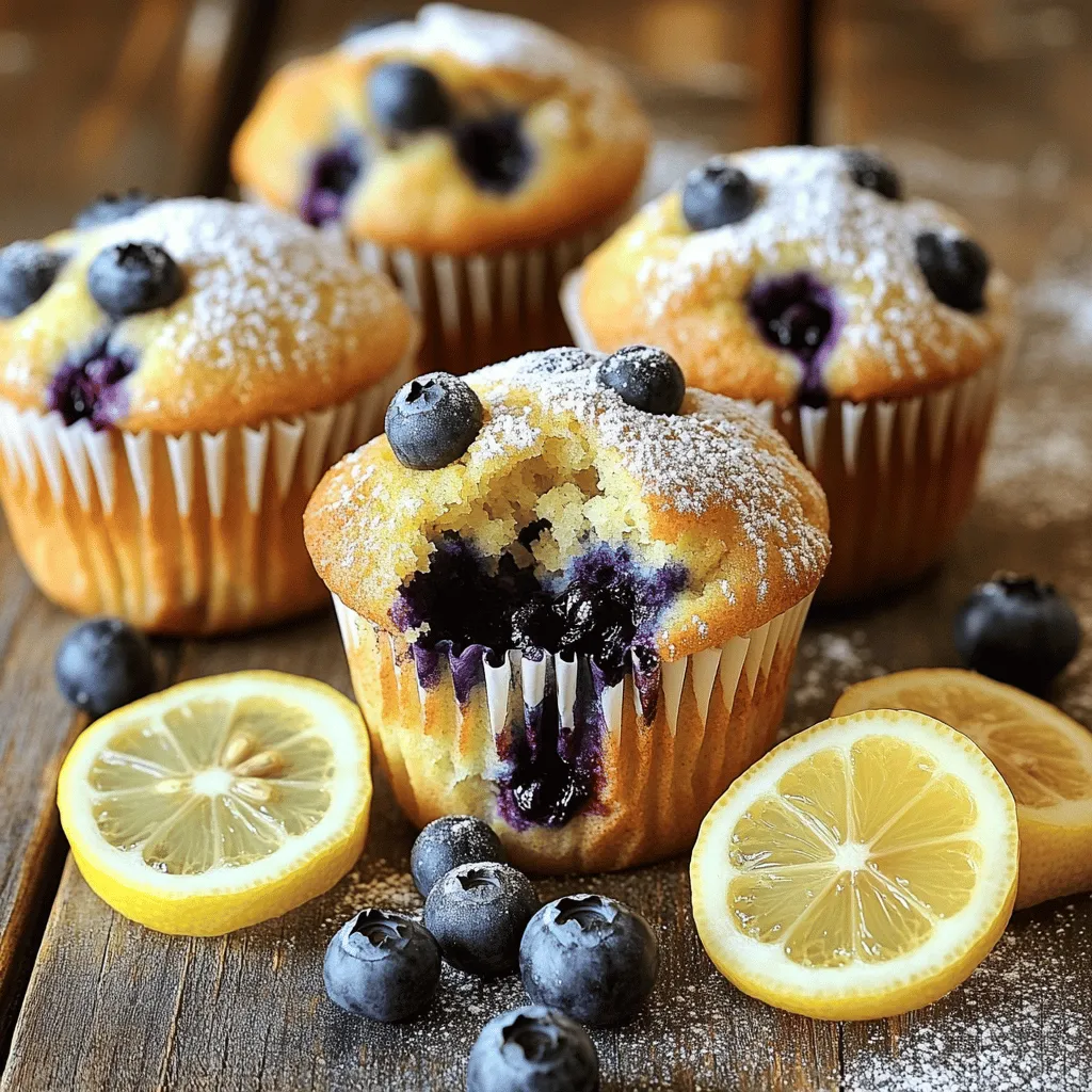 Lemon Blueberry Muffins Flavorful and Easy Recipe