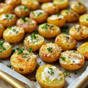 To make the best Garlic Parmesan Roasted Potatoes, you need fresh ingredients. Start with 2 pounds of baby potatoes. These small potatoes cook evenly and taste great. Use 4 cloves of garlic, minced finely to bring out the flavor. Fresh herbs like thyme and rosemary add depth, so grab 1 teaspoon of each. You will also need some pantry staples. Use 1/4 cup of olive oil for roasting. This oil helps the potatoes crisp up nicely. You will need salt and pepper to taste. A teaspoon of paprika adds a bit of color and flavor to the dish. Garnishing makes the dish look nice. You can add fresh parsley, chopped, for a pop of color. If you want more flavor, consider adding a squeeze of lemon juice or a dash of chili flakes. These are optional but can make a big difference. For the full recipe, check the earlier mention. Start by washing the baby potatoes. Cut them in half. This gives them a nice shape. Place the halved potatoes in a large bowl. Add 1/4 cup of olive oil. Next, add 4 cloves of minced garlic. Don't skip the garlic; it adds great flavor! Toss in 1 teaspoon each of dried thyme and dried rosemary. For some warmth, include 1 teaspoon of paprika. Season with salt and pepper to taste. Mix everything well until the potatoes are fully coated. Preheat your oven to 425°F (220°C). While the oven heats up, line a baking sheet with parchment paper. This makes cleanup easy. Spread the seasoned potatoes on the baking sheet in a single layer. Make sure they aren’t crowded; this helps them roast nicely. Roast the potatoes for 25 minutes. Halfway through, give them a turn. This helps them cook evenly and get crispy. After 25 minutes, take the baking sheet out of the oven. Now, sprinkle 1/2 cup of grated Parmesan cheese over the potatoes. The cheese will melt and add a lovely crust. Return the baking sheet to the oven for another 10-15 minutes. Keep an eye on them! They should turn golden brown and crispy. Once done, let them cool for a few minutes. Finally, garnish with fresh chopped parsley before serving. Try this Full Recipe for a delightful dish! To get your potatoes crispy, start with dry potatoes. After washing, pat them dry with a towel. A hot oven helps, so preheat it to 425°F (220°C). Spread the potatoes in a single layer on your baking sheet. This allows the heat to circulate around each potato piece. Flip them halfway through roasting for even browning. Adding the Parmesan near the end gives it time to melt without burning. Use high-quality extra virgin olive oil for the best taste. It adds a rich flavor and enhances the roasted flavor of the potatoes. Light olive oils work too, but they lack the robust taste. If you want a twist, try flavored olive oils, like garlic or herb-infused. These can elevate your dish and add extra depth. For the best garlic flavor, use fresh cloves. Minced garlic releases oils that infuse the potatoes beautifully. You can roast the garlic with the potatoes for a milder taste. When it comes to Parmesan, always choose block cheese and grate it yourself. Pre-grated cheese often lacks flavor and can be drier. Add the cheese in the last 10-15 minutes of cooking for a perfect crust. Check out the Full Recipe for detailed instructions and enjoy making these tasty Garlic Parmesan Roasted Potatoes! {{image_2}} You can change the flavor with different seasonings. Try adding Italian seasoning for a taste twist. You can also use chili powder for heat. A touch of lemon zest adds bright flavor too. For a smoky kick, consider smoked paprika. Experimenting with spices brings new life to the dish. If you want to save time, use an air fryer. Set it to 400°F and cook for about 20 minutes. Shake the basket halfway for even cooking. The Instant Pot is great for quick meals too. Cook the potatoes on high for 8 minutes with a cup of water. After, crisp them in a hot oven for a few minutes. Adding crispy bacon gives a savory crunch. Just chop fresh bacon and mix it in before roasting. Fresh herbs like rosemary or thyme boost the flavor. Toss them in right before serving for a fresh taste. You can even add cheese varieties like cheddar for a different twist. Each of these enhancements makes your Garlic Parmesan Roasted Potatoes special. Check the [Full Recipe] for the base you can adapt! After you enjoy your Garlic Parmesan Roasted Potatoes, store any leftovers in an airtight container. Keep them in the fridge. They stay fresh for up to three days. Let the potatoes cool before sealing the container. This helps prevent moisture buildup, which can make them soggy. To reheat, use your oven for the best taste. Preheat your oven to 350°F (175°C). Spread the potatoes on a baking sheet. Bake for about 10-15 minutes. This method keeps them crispy. You can also use a microwave, but the potatoes may become soft. If you choose the microwave, heat in short bursts for about 1-2 minutes. You can freeze these potatoes, but they may lose some crunch. To freeze, let the potatoes cool completely. Place them in a single layer on a baking sheet and freeze for 1-2 hours. Once frozen, transfer them to a freezer bag. They can stay in the freezer for up to three months. When ready to eat, thaw in the fridge overnight before reheating. For the best taste, refer to the Full Recipe for cooking instructions. Yes, you can use many types of potatoes. Red potatoes, Yukon Gold, or fingerlings work well. Each type gives a unique taste and texture. Choose what you like best. Just ensure they are cut into even pieces for even cooking. To make this recipe dairy-free, skip the Parmesan cheese. You can replace it with nutritional yeast for a cheesy flavor. Alternatively, use a dairy-free cheese option. Both swaps keep the dish tasty without dairy. These roasted potatoes pair well with many dishes. Serve them with grilled chicken or fish for a complete meal. They also work great with salads or roasted veggies. You can even serve them alongside your favorite dipping sauce for a fun twist. For the full recipe, check out the details above! You learned about making Garlic Parmesan Roasted Potatoes in this guide. We covered key ingredients, step-by-step instructions, and helpful tips for crispiness. You discovered tasty variations and how to store leftovers. In closing, this dish is easy to enjoy with family and friends. Now, you can create a delicious side anytime. Happy cooking!
