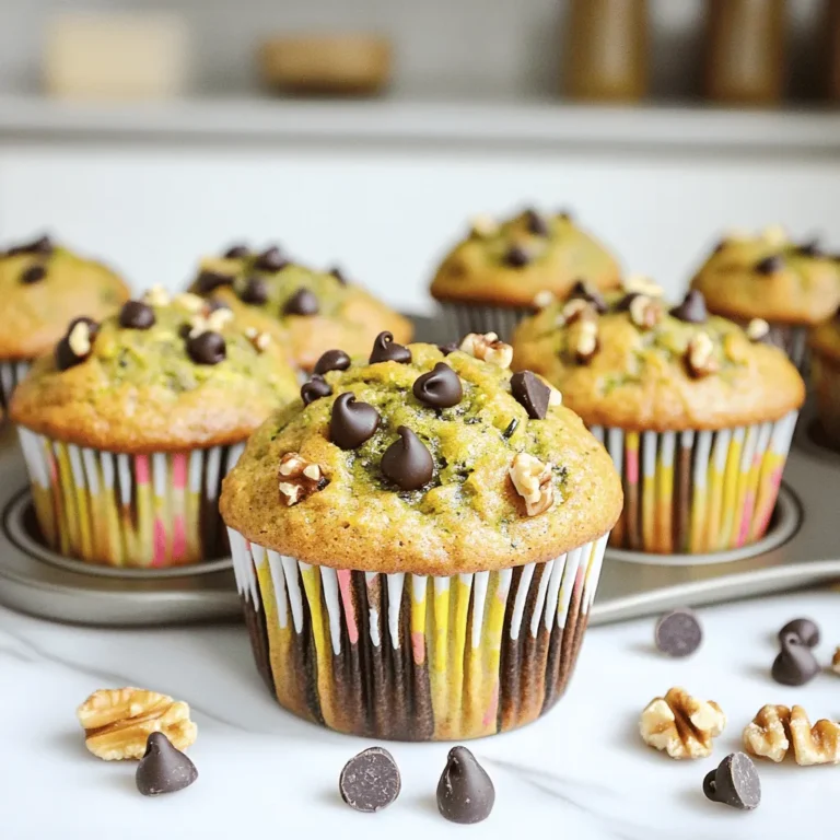 - 1 large zucchini, grated and excess moisture squeezed out - 1 cup whole wheat flour - 1/2 cup almond flour - 1/2 cup brown sugar - 1/4 cup maple syrup - 1/4 cup coconut oil, melted - 1 teaspoon vanilla extract - 1 teaspoon cinnamon - 1/2 teaspoon baking soda - 1 teaspoon baking powder - 1/4 teaspoon salt These ingredients are simple yet powerful. Whole wheat flour adds fiber and nutrients. Almond flour gives a nice nutty taste and helps keep the muffins moist. Brown sugar and maple syrup provide natural sweetness. Coconut oil keeps them tender and adds healthy fats. Grated zucchini is the star here. It keeps the muffins moist and adds a veggie boost! Ground spices like cinnamon add warmth and flavor. - 1/2 cup chopped walnuts - 1/2 cup dark chocolate chips (dairy-free) or raisins You can customize these muffins! Chopped walnuts add a nice crunch. If you love chocolate, dark chocolate chips make a sweet treat. Raisins are a great alternative for a fruity touch. Feel free to mix and match! Check out the Full Recipe for all the details. First, you need to preheat your oven to 350°F (175°C). This step is key to getting your muffins just right. While the oven heats, prepare your muffin tin. You can line it with muffin liners or grease it lightly with coconut oil. Now, grab a large mixing bowl. Combine the whole wheat flour, almond flour, brown sugar, cinnamon, baking soda, baking powder, and salt. Stir well until everything is mixed evenly. This mix will give your muffins a great texture and flavor. In another bowl, combine the grated zucchini, maple syrup, melted coconut oil, and vanilla extract. Mix these ingredients well. The zucchini adds moisture and nutrients, making your muffins healthy and tasty. Pour the wet ingredients into the dry mix. Gently fold them together until just combined. Be careful not to overmix. This keeps your muffins soft and fluffy. If you overmix, the muffins might turn out tough. Spoon the batter into your prepared muffin tin, filling each cup about 3/4 full. Bake them for 18-22 minutes. To check if they are done, insert a toothpick into the center. If it comes out clean, your muffins are ready! Let them cool in the pan for about 5 minutes, then move them to a wire rack to cool completely. Enjoy your delicious, healthy vegan zucchini muffins! For the full recipe, refer to the main instructions above. Preventing Soggy Muffins To avoid soggy muffins, squeeze the grated zucchini well. This step removes excess moisture. Use a clean dish towel or paper towel for this. Too much liquid makes the muffins dense and wet. If you want, use less zucchini for a drier mix. Flavor Enhancements Spices can make your muffins sing! Besides cinnamon, try nutmeg or ginger for extra warmth. You can also add a pinch of salt to balance the sweetness. Consider using lemon zest for a bright twist. This gives your muffins a fresh, zesty flavor. Recommended Bakeware and Utensils Use a standard muffin tin for even baking. Silicone muffin liners work great for easy removal. A mixing bowl and a spatula help blend your ingredients well. An oven thermometer ensures your oven is at the right temperature. Finally, a cooling rack lets muffins cool evenly. These tools make baking easier and more fun. Enjoy the process! {{image_2}} You can make these muffins your own with fun add-ins. Here are some ideas: - Possible Ingredient Swaps: You can swap whole wheat flour for gluten-free flour. You can also use agave syrup instead of maple syrup. Try swapping almond flour with oat flour if you prefer. - Altering Sweetness Levels: If you want less sugar, reduce the brown sugar. You can also add mashed bananas for natural sweetness. You can even use dates for a richer flavor. Change up the taste of your muffins with spices and extracts. Here are some choices: - Different Spices: Try adding nutmeg or ginger for a spicy kick. You can even mix in some pumpkin spice for a warm flavor. - Extracts: A drop of almond or orange extract can give your muffins a unique twist. Just a little can change everything! These variations create endless options. Feel free to experiment and find the mix you love best! For the full recipe, check out the Zesty Vegan Zucchini Muffins. To keep your vegan zucchini muffins fresh, I recommend storing them in an airtight container. This will help maintain their moisture and softness. You can keep them at room temperature for up to three days. If you want them to last longer, store them in the fridge. They can stay fresh in the fridge for about a week. Just let them come to room temperature before enjoying! You can also freeze these muffins for later. To freeze, place them in a single layer on a baking sheet. Once they are frozen solid, transfer them to a freezer-safe bag or container. Make sure to remove as much air as possible to prevent freezer burn. These muffins can last up to three months in the freezer. When you want to enjoy your frozen muffins, simply take them out of the freezer. You can leave them at room temperature for a few hours or pop them in the microwave for 15-20 seconds. If you prefer, you can also reheat them in the oven at 350°F (175°C) for about 10 minutes. This will make them warm and tasty again! Now that you know how to store your muffins, you can enjoy them anytime. For the full recipe, refer to the earlier sections! Can I use different flours? Yes, you can swap flours. Use oat flour or gluten-free blends. Whole wheat gives a nice texture. Almond flour adds moisture and flavor. Just keep the ratios similar to the recipe. How long do these muffins last? These muffins stay fresh for about five days. Store them in an airtight container at room temperature. For longer storage, freeze them. They last up to three months in the freezer. Are these muffins gluten-free? The original recipe is not gluten-free. To make them gluten-free, use gluten-free flour blends. They work well in this recipe. Always check labels for hidden gluten ingredients. Health Benefits of Ingredients These vegan zucchini muffins pack a nutritious punch. Zucchini is low in calories but high in vitamins. It boosts hydration and adds fiber. Whole wheat flour provides more nutrients than white flour. Almond flour is rich in healthy fats and protein. Brown sugar gives a bit of sweetness with minerals. Coconut oil adds healthy fats. It may help with heart health. Maple syrup offers antioxidants while sweetening. Walnuts add omega-3 fatty acids, great for brain health. Dark chocolate chips provide antioxidants too. Enjoy these muffins as a healthy snack or breakfast choice! Vegan zucchini muffins are easy to make with simple ingredients. I shared the key elements like whole wheat flour, almond flour, and grated zucchini. You learned safe baking steps and tips to avoid soggy muffins. Exploring variations and ingredient swaps can make these muffins even more fun. Proper storage keeps them fresh longer. Enjoy baking and customizing your muffins. They are a tasty way to eat your veggies!