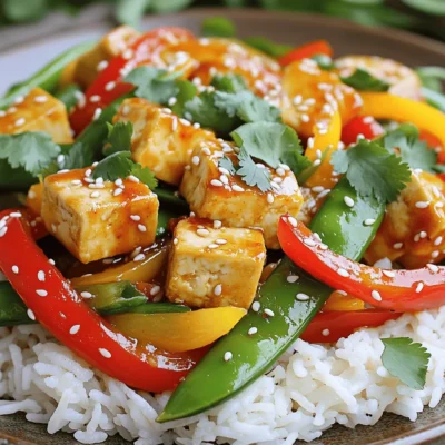 Sweet Chili Tofu Stir Fry Flavorful and Simple Dish