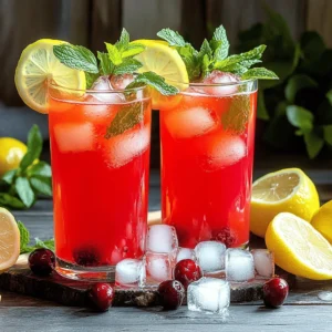 To make sour cherry lemonade, you need a few key ingredients. Here’s what you will need: - 1 cup sour cherries, pitted - 1 cup freshly squeezed lemon juice (about 4-5 lemons) - 1 cup sugar - 4 cups water - 1 teaspoon vanilla extract - Fresh mint leaves for garnish - Lemon slices for garnish These ingredients create a sweet and tangy drink. The sour cherries add a unique flavor. Fresh lemon juice gives it a bright zest. Sugar balances the tartness of the cherries and lemons. You can use fresh or frozen sour cherries. Fresh cherries taste great when in season. They have a vibrant flavor and nice texture. If you cannot find fresh cherries, frozen ones work too. Just thaw and pit them before using. Frozen cherries are often picked at peak ripeness. They can still deliver that delicious taste you want. Both options will make your lemonade tasty! If you want a healthier option, there are substitutes for sugar. You can use honey or agave syrup. Both add sweetness without refined sugar. If you like, try using stevia or monk fruit sweetener. These options have fewer calories. When using substitutes, taste as you go. You may need to adjust the amount. Each sweetener behaves a bit differently. Finding the right balance can make your drink even better! For the full recipe, check out the Sour Cherry Lemonade! To start, gather your sour cherries. Use one cup of pitted sour cherries. Place them in your blender. Add one cup of water to help blend. Blend until the mixture is smooth. This step creates a vibrant cherry puree. Next, pour this mixture through a fine mesh strainer into a pitcher. Use a spatula to press down firmly. This helps extract all the juice. Discard the leftover pulp. You want a smooth cherry base for your lemonade. Now, it’s time to mix everything. In the same pitcher with the cherry puree, add freshly squeezed lemon juice. You need one cup, which comes from about four to five lemons. Next, add one cup of sugar. This gives your lemonade the right sweetness. Then, pour in three more cups of water. Stir the mixture well. Make sure the sugar dissolves completely. Finally, add one teaspoon of vanilla extract. This enhances the flavor. It adds a subtle depth that complements the sour cherries and lemons. To get the best consistency, adjust the water. If you like it thicker, add less water. For a lighter drink, add more. Taste the mixture after stirring. If it’s too sour, add a little more sugar. This will balance the flavors. Chill your lemonade for at least one hour. This step allows the flavors to meld. Serve it over ice for a refreshing drink. Garnish with fresh mint leaves and lemon slices for a beautiful presentation. For the full recipe, don’t forget to check out the details. Enjoy crafting this delightful drink! To make your sour cherry lemonade even better, try adding a few extras. You can mix in some fresh ginger for a spicy kick. Just grate a small piece and add it to the blend. Another great option is a splash of soda water. This gives your drink a fun fizz. You can also add some basil leaves for a unique twist. Each of these will brighten up the flavors. When serving your sour cherry lemonade, use tall glasses filled with ice. This keeps the drink cool and refreshing. Garnish each glass with fresh mint leaves and a lemon slice. It makes your drink look fancy and inviting. For a fun touch, consider using colorful straws. They add a playful vibe to your summer gathering. Taste is key in lemonade. If you find it too tart, add more sugar. Start with a tablespoon and stir well. Then, taste again. If you want it less sweet, add extra lemon juice. This balance is important. Remember, everyone has different tastes, so let guests adjust their own drinks as needed. {{image_2}} You can make a fun twist on sour cherry lemonade by adding alcohol. Try adding vodka or gin for a refreshing drink. Use a 1:1 ratio for the alcohol and lemonade. Pour the alcohol over ice, then add the lemonade. This drink is perfect for summer parties. You can even add a splash of club soda for a fizzy touch. For a bubbly version, replace some water with sparkling water. Mix 3 cups of still water and 1 cup of sparkling water after your lemonade is made. This adds a refreshing fizz that makes the drink even more exciting. Serve it over ice, and watch the bubbles dance! You can change the flavors by adding other fruits. Try mixing in fresh berries, like strawberries or raspberries. For a tropical twist, add diced pineapples or mangoes. You can also use peaches for a sweet touch. Just blend the fruit like you did with the sour cherries and follow the same steps in the Full Recipe. This way, you can enjoy a different flavor each time you make it! Sour cherries pack a punch of nutrients. They are low in calories but high in vitamins. A cup of sour cherries has: - Vitamin C: Boosts your immune system. - Potassium: Helps your heart and muscles. - Fiber: Aids digestion and keeps you full. These cherries also have antioxidants. Antioxidants fight free radicals in your body. This helps reduce inflammation and can lower disease risk. Fresh lemon juice adds a tangy kick to your drink. It is rich in vitamin C, which helps your body heal. Lemon juice can also: - Improve your skin health. - Aid digestion and detoxify your liver. - Freshen your breath. The acidity in lemon juice can help balance the sweetness of the sour cherries. This balance makes your lemonade taste even better. You can make your lemonade healthier with easy swaps. Instead of sugar, try using: - Honey: A natural sweetener with more nutrients. - Agave syrup: A lower glycemic index sweetener. - Stevia: A no-calorie option that is much sweeter. These options allow you to enjoy the taste without added calories. You can make your sour cherry lemonade even better for your health. Check out the Full Recipe to explore these healthy ingredients! You can use a sugar substitute, like stevia or erythritol. These sweeteners can mimic sugar's sweetness without calories. To make the lemonade, follow the same steps as in the Full Recipe, but replace sugar with your chosen substitute. Start with a small amount and taste. You can always add more to suit your taste. Yes, you can use bottled lemon juice. However, fresh lemon juice has a brighter taste. If you decide to use bottled juice, choose one with no added sugars or preservatives. Measure the same amount as fresh juice. The flavor might differ slightly, but it will still be refreshing. Sour Cherry Lemonade stays fresh for about 3 to 5 days in the fridge. Store it in an airtight container to keep it tasting good. Before serving, shake or stir it well. If you see any separation, that's normal. Just mix it again! Sour cherry lemonade is a simple, fun drink to make. We explored key ingredients, like fresh sour cherries and sugar alternatives. I provided easy step-by-step instructions for mixing the drink and tips to enhance its flavor. Additionally, we looked at tasty variations and noted its health benefits, such as vitamins from cherries and lemons. Remember, experimenting can lead to your new favorite drink. Enjoy making sour cherry lemonade your way!