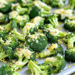 - Broccoli florets - Minced garlic - Olive oil To make this dish, start with fresh broccoli florets. I love vibrant green ones. Next, use minced garlic for a strong flavor. Finally, drizzle in olive oil to add richness. - Parmesan cheese - Red pepper flakes - Lemon zest and juice Grated Parmesan cheese brings a savory taste. If you like heat, add red pepper flakes. Zest and juice from a lemon will brighten the dish. - Salt and pepper to taste Don’t forget salt and pepper! These simple seasonings help enhance all the flavors. For the full recipe, check the details above. First, you need to preheat your oven to 425°F (220°C). This step is key for the perfect roast. Next, take a large mixing bowl and combine your broccoli florets with the minced garlic. This mix will create a great flavor base. Then, drizzle the olive oil over the broccoli and garlic. Don't forget to season with salt, pepper, and red pepper flakes if you want some heat. Toss everything well so that each piece gets coated nicely. Now, it’s time to spread the broccoli mixture onto a baking sheet. Make sure to lay it out in a single layer. This allows even cooking and browning. Roast your broccoli in the preheated oven for about 15 minutes. This initial roasting helps soften the broccoli and develop flavor. After 15 minutes, remove the baking sheet from the oven. Here comes the best part! Sprinkle grated Parmesan cheese over the broccoli. This will melt and create a delicious crust. Return the baking sheet to the oven for another 10 minutes. The cheese should become golden brown, and the broccoli should be tender. Once done, drizzle lemon juice over the top and sprinkle some lemon zest for a fresh finish. Enjoy your Garlic Parmesan Roasted Broccoli as a tasty side dish! For the complete recipe, check the Full Recipe section. To get the best texture for your Garlic Parmesan Roasted Broccoli, focus on a few key steps. First, cut the broccoli into even florets. This helps them roast evenly. Aim for pieces about the same size. Next, don’t overcrowd the baking sheet. Give each floret space to roast. This allows hot air to circulate and gives you that crispy edge we all love. When it comes to seasoning, adjust to your taste. I recommend starting with salt and pepper. You can always add more later. If you enjoy a bit of heat, try adding red pepper flakes. Just a pinch can elevate the dish. You can prepare broccoli in advance, making it easier for busy days. Simply wash and cut the broccoli into florets. Store them in an airtight container in the fridge. This way, they stay fresh for up to two days. When you're ready to cook, just toss them with garlic and oil. For reheating, the oven is your best friend. Preheat it to 350°F (175°C). Spread the broccoli on a baking sheet and heat for about 10 minutes. This helps maintain that nice crispness. Garlic Parmesan Roasted Broccoli pairs well with many main dishes. Try it alongside roasted chicken or grilled fish. It also makes a great side for pasta dishes. For presentation, think about color and texture. Use a nice plate and arrange the broccoli in a circle. Drizzle some extra lemon juice on top for a fresh look. You can even sprinkle a bit of extra Parmesan for a fancy touch. For more ideas, check out the Full Recipe and get inspired! {{image_2}} You can make Garlic Parmesan Roasted Broccoli even more exciting. Try adding other vegetables like: - Cauliflower - Carrots - Bell peppers - Asparagus This mix adds colors and flavors. You can also change the cheese. Instead of Parmesan, use: - Pecorino Romano for a sharper taste - Cheddar for a creamier flavor - Nutritional yeast for a vegan option These choices can really change the dish. If you want a vegan version, there are great alternatives for Parmesan. Use: - Nutritional yeast for a cheesy flavor - Vegan Parmesan cheese, which you can buy or make at home For gluten-free adjustments, just make sure your cheese and spices are gluten-free. Most of them already are! Using seasonal ingredients can add a special touch. In spring, try adding fresh peas or asparagus. In fall, consider roasted squash or sweet potatoes. These ingredients will enhance the flavor. If you can't find broccoli, you can substitute it with: - Green beans for a crunchy texture - Brussels sprouts for a hearty option These variations keep the dish fresh and fun! For the full recipe, check out the Garlic Parmesan Roasted Broccoli section. To keep Garlic Parmesan Roasted Broccoli fresh, store it in an airtight container. Place it in the fridge within two hours of cooking. This helps prevent bacteria growth. The broccoli will stay fresh for about 3 to 5 days. When you are ready to eat, check for any signs of spoilage. If it looks or smells off, it's best to throw it away. You can freeze Garlic Parmesan Roasted Broccoli for longer storage. First, let the broccoli cool completely. Then, spread the pieces on a baking sheet in a single layer. Freeze them for about 1 to 2 hours until firm. After that, transfer the broccoli to a freezer bag or container. Make sure to remove as much air as possible. To reheat, thaw the broccoli in the fridge overnight. Then, you can warm it in the oven or microwave until heated through. In the fridge, you can expect Garlic Parmesan Roasted Broccoli to last for about 3 to 5 days. In the freezer, it can last up to 3 months. After that, the taste and texture may decline. For the best quality, use it within these time frames. Enjoy your delicious side dish at its best by following these storage tips! For the full recipe, check the previous section. Roasting broccoli is quick and easy. At 425°F (220°C), it takes about 25 minutes. First, roast it for 15 minutes. Then, add the cheese and roast for another 10 minutes. This timing gives you tender broccoli with a nice crunch. Yes, you can use frozen broccoli. Just remember to adjust the cooking time. Frozen broccoli takes a bit longer to roast. Roast it for about 30 to 35 minutes at 425°F (220°C). Check for tenderness before serving. To reheat, use the oven for the best flavor. Preheat the oven to 350°F (175°C). Spread the broccoli on a baking sheet. Heat for about 10 minutes. This method keeps it crisp and tasty. You can also use a microwave, but it may lose some crunch. Enjoy your Garlic Parmesan Roasted Broccoli! For the full recipe, check out the earlier section. In this blog post, we explored how to make Garlic Parmesan Roasted Broccoli. We covered the main ingredients, preparation steps, and roasting process. I shared tips for the best texture and serving ideas. You can even make it ahead or use variations for different diets. Remember, storing leftovers properly helps keep them fresh. This dish is both simple and delicious, making it a great addition to any meal. Try these steps, and enjoy the great taste of roasted broccoli!