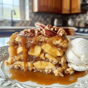 - 1 can (21 oz) apple pie filling - 1 cup caramel sauce (store-bought or homemade) - 1 box (15.25 oz) yellow cake mix - 1/2 cup unsalted butter, melted - 1 teaspoon ground cinnamon - 1/2 cup chopped pecans (optional) - Vanilla ice cream (for serving, optional) The main ingredients for a caramel apple dump cake are simple and easy to find. First, we start with a can of apple pie filling. This gives our cake a sweet and fruity base. Next, we add caramel sauce. You can use store-bought or make your own if you want to impress your friends. The yellow cake mix is key to giving the dessert its fluffy texture. The butter adds richness and helps create a crunchy top. A sprinkle of ground cinnamon adds warmth and spice. If you love nuts, you can toss in chopped pecans for a nice crunch. Finally, vanilla ice cream makes a great topping when you serve it. - Creative toppings for enhancement - Alternate cake mix flavors If you want to get creative, you can add toppings. Think about crushed cookies or extra caramel drizzle. You can also switch the cake mix flavor. Try chocolate cake mix for a twist. The options are endless, and that makes this dessert even more fun! You can find the full recipe to guide you through these tasty choices. First, preheat your oven to 350°F (175°C). Next, grab a 9x13 inch baking dish and lightly grease it. This will help the cake not stick. Now, spread the apple pie filling evenly across the bottom of the dish. It should cover the base well. Then, drizzle half of the caramel sauce over the apple filling. Make sure to cover as much as you can. This adds a rich flavor. In a bowl, mix the yellow cake mix with the ground cinnamon. This will give the cake a warm spice flavor. After mixing, sprinkle the cake mix evenly over the caramel apple layer. Now, pour the melted butter over the top of the cake mix. Do not stir it; the butter will create a crust while baking. If you want, sprinkle chopped pecans over the butter layer for a nice crunch. Bake the cake in the preheated oven for 40-45 minutes. It is ready when the top is golden brown and the edges bubble. Once the cake is done, take it out and let it cool for a few minutes. This helps with cutting and serving. For a special touch, drizzle the remaining caramel sauce over each portion when serving. If you like, add a scoop of vanilla ice cream on the side. This makes the dessert even more delightful. For the full recipe, check out the details provided above. To ensure even baking, spread the apple pie filling flat. This helps it cook well. Cover the filling with caramel sauce carefully. The cake mix needs to be even too. When pouring melted butter, do not mix it in. This creates a nice crust as it bakes. For a crispy topping, check it near the end. If it's not golden, bake a bit longer. You can change ingredients for special diets. Use gluten-free cake mix if you need it. You can also swap the apple pie filling with other fruits. Try cherry or peach for a fun twist. For added flavor, mix in some nuts or chocolate chips. You can also use cinnamon or nutmeg for a spiced taste. Serve this cake in a nice dish. A clear glass dish shows the layers well. Drizzle extra caramel sauce over each slice for flair. Adding a scoop of vanilla ice cream makes it special too. Whipped cream on top adds a nice touch. This dessert looks great and tastes even better. For the full recipe, check the details above. {{image_2}} You can make this dessert even more fun by adding chocolate chips. Just sprinkle them on top of the cake mix layer. The chocolate pairs well with the caramel and apples. You can also drizzle some melted chocolate on top before serving. It adds a sweet touch. Try using different fruit fillings, too. You can swap the apple pie filling for cherry, peach, or even mixed berries. Each fruit gives a new taste and keeps things exciting. If you need a gluten-free option, look for a gluten-free cake mix. It works just like regular cake mix. You won’t lose any flavor or fun! For vegan options, substitute the butter with a plant-based alternative. You can also use vegan ice cream for serving. This way, everyone can enjoy the dessert. Adding seasonal spices can elevate your dump cake. Try mixing in nutmeg or pumpkin spice for a fall twist. It makes the house smell wonderful, too! During the holidays, think about toppings that fit the season. Crushed candy canes or festive sprinkles can make your dessert look extra special. You can even add whipped cream for a festive touch. To keep your caramel apple dump cake fresh, store it in an airtight container. Place a piece of plastic wrap over the cake if you do not have a container. This helps keep moisture in and air out. You can store it in the fridge for up to 5 days. If you want to keep it longer, freeze it. Wrap the cake well in plastic wrap and then in foil. It will stay fresh for about 3 months in the freezer. When you are ready to enjoy your leftover cake, preheat your oven to 350°F (175°C). Place the cake in an oven-safe dish and cover it with foil to prevent it from drying out. Heat for about 15-20 minutes. If you want a quick method, you can use a microwave. Heat a slice on high for 30-60 seconds. For a tasty touch, add a scoop of vanilla ice cream on top when serving! Caramel Apple Dump Cake is a warm, sweet dessert. It layers apple pie filling, caramel, and cake mix. You can bake it easily in one dish. The flavors are rich and comforting. People often enjoy it during fall or holidays. Common ingredients include: - 1 can (21 oz) apple pie filling - 1 cup caramel sauce - 1 box (15.25 oz) yellow cake mix - 1/2 cup unsalted butter, melted - 1 teaspoon ground cinnamon - 1/2 cup chopped pecans (optional) Yes, you can use homemade caramel sauce. Making your own gives it a fresh taste. To make it, melt sugar on low heat until it turns golden. Then slowly stir in butter and cream. Be careful not to burn it. When using homemade caramel, let it cool before drizzling. This way, it will not melt your cake mix too much. You can prep the Caramel Apple Dump Cake in advance. Prepare the layers but do not bake it. Cover the dish tightly with plastic wrap. Store it in the fridge for up to 24 hours. For long-term storage, freeze the unbaked cake. Wrap it well in foil or plastic. It can last up to three months. When you are ready, bake it straight from the freezer, adding a few extra minutes to the baking time. Many enjoy pairing the dump cake with vanilla ice cream. The cold ice cream contrasts the warm cake perfectly. Whipped cream is also a popular choice. For extra flavor, consider adding a sprinkle of cinnamon or nuts on top. You can also drizzle more caramel sauce before serving. This adds a lovely touch and enhances the sweetness. This blog post covered how to make a delicious Caramel Apple Dump Cake. We discussed key ingredients, step-by-step instructions, and helpful tips for perfecting your bake. You also learned about storage, reheating, and various flavor variations. Now, it's time to try this simple and tasty treat. You can impress your friends and family with your baking skills. Remember to have fun and get creative! Enjoy making your own Caramel Apple Dump Cake!