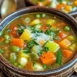 Veggie Packed Minestrone Soup Flavorful and Healthy Dish
