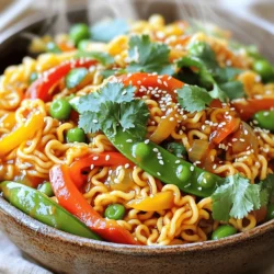 Spicy Ramen Noodle Stir Fry Flavorful and Quick Meal
