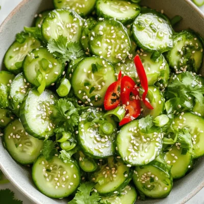 Smashed Cucumber Salad Crisp and Refreshing Dish