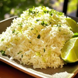 Coconut Lime Rice Flavorful and Easy Side Dish
