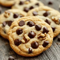 For Small Batch Chocolate Chip Cookies, you will need the following ingredients: - 1/4 cup unsalted butter, softened - 1/4 cup brown sugar, packed - 1/4 cup granulated sugar - 1/2 teaspoon vanilla extract - 1/4 teaspoon baking soda - 1/4 teaspoon salt - 1 cup all-purpose flour - 1/2 cup chocolate chips - 1/4 cup chopped walnuts (optional) You can also customize your cookies with optional ingredients. Try adding: - A pinch of cinnamon for warmth - Sea salt on top for balance - Different types of chocolate chips, like dark or milk Getting the right measurements is key for perfect cookies. Here are the exact amounts: - 1/4 cup butter should be softened, not melted. - Use packed brown sugar for the best taste. - The flour should be spooned into the measuring cup, not scooped. If you need substitutions, here are some options: - For gluten-free cookies, use a gluten-free flour blend. - To make it vegan, swap butter for coconut oil and use a flax egg. - If you don’t have brown sugar, you can mix granulated sugar with a bit of molasses. These tips help ensure your small batch cookies turn out just right! For the full recipe, check the details above. Before you start baking, get your kitchen ready. Gather all your tools and ingredients. You will need a mixing bowl, a whisk, a baking sheet, and parchment paper. Preheat your oven to 350°F (175°C). This step is key for perfect cookies. Line your baking sheet with parchment paper to prevent sticking. 1. Mix the Butter and Sugars: In a medium bowl, cream together the softened butter, brown sugar, and granulated sugar. Mix until the mixture is light and fluffy. This takes about 2-3 minutes. Tip: Make sure your butter is soft. Cold butter will not mix well. 2. Add Vanilla: Pour in the vanilla extract and mix well. This adds a lovely flavor to your cookies. 3. Prepare Dry Ingredients: In another bowl, whisk the baking soda, salt, and flour together. This helps to evenly distribute the baking soda and salt. Tip: Sift the flour for a lighter cookie. 4. Combine Mixtures: Gradually add the dry ingredients to the wet mixture. Stir until just combined. Do not overmix; this can make the cookies tough. 5. Fold in Chocolate Chips: Gently fold in the chocolate chips and walnuts if you choose to use them. This step adds texture and richness to your cookies. 6. Scoop the Dough: Using a tablespoon or cookie scoop, drop rounded portions of dough onto the prepared baking sheet. Leave space between each cookie for spreading. 7. Bake: Place the baking sheet in the oven and bake for 10-12 minutes. Look for lightly golden edges, but keep the centers soft. Tip: Check your cookies at the 10-minute mark to avoid overbaking. 8. Cool the Cookies: After baking, remove the cookies from the oven. Let them cool on the baking sheet for a few minutes. Then transfer them to a wire rack to cool completely. This small batch recipe yields six delicious cookies. For the full recipe, refer to the ingredients list above. Enjoy these delightful treats! To make the best small batch chocolate chip cookies, focus on texture and flavor. Start with softened butter. This helps create a creamy mix. Mix the butter with sugars well. Aim for a light and fluffy texture. This is key for great cookies. Use fresh ingredients. Old baking soda can ruin your cookies. Ensure your flour is measured correctly. Spoon it into your measuring cup and level it off. This gives you the right amount. If you want a chewy cookie, bake just until the edges are golden. The centers should look a bit soft. They will firm up as they cool. Many people forget to preheat their oven. This can lead to uneven baking. Always check that your oven is hot before you start. Another common mistake is overmixing the dough. This can make your cookies tough. Mix until just combined for a softer bite. Also, avoid skipping the cooling time. Letting cookies cool on the baking sheet is important. If you rush this, they may break apart. Lastly, watch the baking time. Every oven is different, so check a minute early. Cooling your cookies properly is vital. After baking, let them cool on the baking sheet for 5 minutes. This helps them set. Then, transfer them to a wire rack. This allows air to flow around them. They stay crispier this way. For serving, a simple plate works well. You can stack them high for a fun look. Add a glass of milk for a classic touch. Want to impress? Drizzle melted chocolate over the top. This adds a nice finish. You can also sprinkle sea salt for a sweet and salty combo. For the full recipe, check out the details above. {{image_2}} You can change up the flavors in your small batch chocolate chip cookies. Try using dark chocolate chips instead of regular milk chocolate. Dark chocolate adds a rich taste that many love. White chocolate is another fun option. It brings a sweet, creamy bite. You can also mix in other tasty elements. Dried fruit like cranberries or cherries adds a nice twist. Chopped nuts, like pecans or almonds, can boost crunch. Feel free to get creative! You can even add a sprinkle of sea salt on top before baking. This brings out the flavors even more. Making this recipe fit your diet is easy. To make it gluten-free, swap the all-purpose flour for gluten-free flour. This change keeps the cookies soft and chewy. If you need dairy-free cookies, use coconut oil instead of butter. You can also find dairy-free chocolate chips at stores. These adjustments keep the taste great without dairy. For those who want vegan cookies, replace the butter with a vegan spread. Use flax eggs instead of regular eggs. Mix one tablespoon of ground flaxseed with three tablespoons of water. Let it sit until it thickens. This makes a perfect egg substitute. Low-sugar options are also available. You can use less sugar or a sugar substitute like stevia. Just remember that this may change the cookie's texture. Always test a small batch first. Check out the Full Recipe for more details on making these delightful treats! To keep your small batch chocolate chip cookies fresh, use a few simple steps. First, let the cookies cool completely after baking. This prevents steam buildup, which can make them soggy. Next, place them in an airtight container. If you stack cookies, add parchment paper between layers to avoid sticking. Store the container at room temperature. These cookies stay fresh for about 3 to 5 days. Freezing cookies is easy and keeps them tasty. To do this, place your cooled cookies on a baking sheet in a single layer. Freeze them for about 1 hour. Once frozen, transfer them to a freezer-safe bag or container. This helps keep their shape. You can freeze cookies for up to 3 months. When you want to enjoy a cookie, take one out and let it thaw at room temperature. If you prefer warm cookies, you can reheat them in the oven. Preheat your oven to 350°F (175°C) and bake for about 5-7 minutes. This brings back that fresh-baked taste. Enjoy your treats! Yes, you can double the small batch recipe. When you scale up, you might notice a change in texture. Cookies can become too thick or dry if you double the ingredients without adjusting. To keep them soft and chewy, try these tips: - Use an extra tablespoon of butter. - Watch the baking time closely. Start with the same time, then check for doneness. - Make sure to mix well but don’t overmix the dough. If your cookies don’t spread, a few things might be wrong. Here are the common causes: - Cold butter: Make sure your butter is softened but not melted. - Too much flour: Measure flour with care. Use the spoon-and-level method. - Baking soda issues: Check if your baking soda is fresh. Old baking soda won’t work well. - Dough chilling: If you chill the dough for too long, it can cause cookies to stay thick. To achieve a softer texture in your cookies, follow these tips: - Use more brown sugar than white sugar. Brown sugar has moisture, which helps keep cookies soft. - Add an extra egg yolk. This adds fat and makes cookies chewy. - Don’t overbake. Take the cookies out when the edges are golden, but the centers are soft. They will continue to cook on the pan. In this post, we explored how to make small batch chocolate chip cookies. We covered everything from necessary ingredients to measurements and substitutions. I shared step-by-step baking instructions to guide you through each part. You learned tips for perfect cookies and common mistakes to avoid. We also looked at fun variations and proper storage methods. With this easy guide, you can bake delicious cookies with confidence. Enjoy your baking journey and have fun trying new flavors!