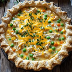 Chicken Pot Pie Casserole Flavorful and Simple Recipe