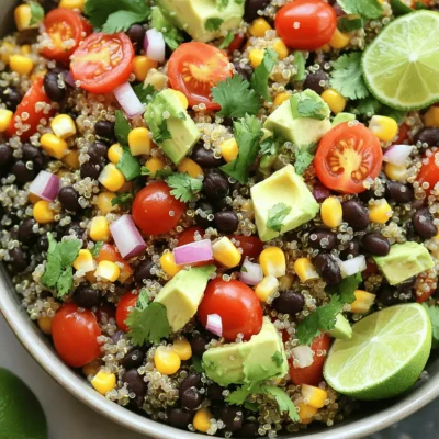 Tex-Mex Quinoa Salad Flavorful and Nutritious Dish