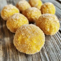 To make these tasty treats, gather the following ingredients: - 1 cup canned pumpkin puree - 1/2 cup granulated sugar - 1/4 cup brown sugar, packed - 2 eggs - 1/3 cup milk - 1/4 cup vegetable oil - 2 teaspoons vanilla extract - 2 cups all-purpose flour - 2 teaspoons baking powder - 1 teaspoon pumpkin pie spice - 1/2 teaspoon ground cinnamon - 1/4 teaspoon salt - 1/4 cup granulated sugar (for coating) - 1 teaspoon ground cinnamon (for coating) Accurate measuring makes a big difference in baking. Here are some tips to help you: - Use dry measuring cups for flour and sugar. Fill them and level off with a knife. - For brown sugar, pack it tightly into the cup before leveling. - Use a liquid measuring cup for milk and oil. Fill it to the proper line. - Use a kitchen scale for precise measurements, especially for flour. Not every kitchen has all the ingredients. Here are some easy swaps: - You can use fresh pumpkin puree instead of canned. Just cook and mash it. - Swap vegetable oil for melted coconut oil or unsalted butter. - If you do not have eggs, use 1/4 cup of unsweetened applesauce for each egg. - Try almond milk or oat milk instead of regular milk for a dairy-free option. - For a gluten-free version, use a gluten-free flour blend in place of all-purpose flour. Start by preheating your oven to 350°F (175°C). This step is key for even baking. Next, grease a mini muffin pan or a donut hole pan with some oil or cooking spray. This helps the donut holes pop out easily. In a large mixing bowl, combine the canned pumpkin puree, granulated sugar, and brown sugar. Next, add two eggs, 1/3 cup of milk, 1/4 cup of vegetable oil, and two teaspoons of vanilla extract. Whisk everything together until it’s smooth and well mixed. The mixture should be rich and creamy. In another bowl, mix two cups of all-purpose flour with two teaspoons of baking powder, one teaspoon of pumpkin pie spice, half a teaspoon of ground cinnamon, and a quarter teaspoon of salt. Whisk these dry ingredients together. Slowly add them to your wet mixture, stirring gently. Be careful not to overmix. A few lumps are fine. Using a small cookie scoop or spoon, fill each cavity of your prepared pan about two-thirds full with the batter. This allows room for rising. Bake in the preheated oven for 10-12 minutes. To check if they’re done, insert a toothpick into the center. If it comes out clean, they’re ready. While your donut holes bake, prepare the cinnamon sugar. In a small bowl, mix together 1/4 cup of granulated sugar and one teaspoon of ground cinnamon. This mixture adds a sweet and spicy touch that you will love. Once the donut holes are baked, let them cool in the pan for about five minutes. Then, transfer them to a wire rack. While they are still warm, roll each donut hole in the cinnamon sugar mixture until they are fully coated. Serve them warm for the best taste, or let them cool completely before storing in an airtight container. Enjoy these delightful treats! To make fluffy donut holes, measure your flour carefully. Too much flour makes them dense. Use a spoon to scoop flour, then level it with a knife. Mix the wet and dry ingredients gently. Overmixing leads to tough donut holes. Bake them until a toothpick comes out clean. This will help keep them light and airy. One common mistake is not greasing the pan well. Donut holes may stick and break apart. Also, don’t skip the cooling step. If you coat them while hot, the sugar will melt away. Finally, make sure to use fresh baking powder. Old baking powder will not help them rise. Store leftover donut holes in an airtight container at room temperature. They stay fresh for about two days. For longer storage, put them in the fridge for up to a week. To reheat, place them in the microwave for 10 seconds. This warms them without making them soggy. Add a pinch of nutmeg or ginger for extra spice. You can also drizzle melted chocolate on top for a sweet touch. For a fun twist, serve with a side of maple syrup. This adds flavor and makes the dish more exciting. Use colorful sprinkles on top for a festive look. {{image_2}} You can change the flavor by swapping spices. Try nutmeg or allspice for a twist. You might also add a touch of almond or maple extract. This will give your donut holes a unique taste. Experimenting with spices can lead to fun surprises. If you need gluten-free donut holes, use a gluten-free flour blend. Make sure it has a good mix of starches and proteins. You can also add a bit of xanthan gum for better texture. These changes will help keep your donut holes soft and fluffy. Want to make your donut holes even better? Try adding chocolate chips or chopped nuts. A half cup of mini chocolate chips adds sweetness. If you love nuts, chopped pecans or walnuts add great crunch. Mix these into your batter before baking for extra flavor. To keep your pumpkin spice cinnamon sugar donut holes fresh, use an airtight container. Place a piece of parchment paper between layers to avoid sticking. This helps maintain their soft texture. Store in a cool, dry place like the kitchen counter or pantry. In an airtight container at room temperature, donut holes last about 2-3 days. If you keep them in the fridge, they can last up to 5 days. However, be aware that refrigeration might change their texture. For the best taste, enjoy them fresh! To freeze donut holes, wait until they cool completely. Place them in a single layer on a baking sheet. Once frozen, transfer them to a freezer bag or container. Label it with the date. They can last up to 3 months in the freezer. When you're ready to enjoy, thaw them in the fridge overnight or warm them in the oven. Enjoy the same delightful taste even after freezing! Yes, you can use fresh pumpkin. First, roast the pumpkin until soft. Then, scoop out the flesh and mash it. Make sure to drain any excess water. This will give the donuts a fresh taste. You can replace eggs with unsweetened applesauce. Use 1/4 cup of applesauce for each egg. This keeps the donuts moist and adds a hint of sweetness. Another option is to use a flax egg. Mix 1 tablespoon of ground flaxseed with 3 tablespoons of water. Let it sit for 5 minutes until it thickens. Check the donut holes after 10 minutes. Insert a toothpick into the center. If it comes out clean, they are done. If it's wet, bake for another 1-2 minutes. Watch closely, as overbaking can make them dry. You can find Pumpkin Spice Cinnamon Sugar Donut Holes at local bakeries, coffee shops, or supermarkets. Some places may sell them seasonally, especially in fall. You can also make them at home using this recipe for a fresh treat. In this guide, we explored how to make delicious Pumpkin Spice Cinnamon Sugar Donut Holes. We covered the key ingredients you need and tips for measuring. I walked you through step-by-step instructions for baking these treats and shared tips for fluffy results. We also looked at fun variations and how to store your leftovers. Now you can enjoy fresh, warm donut holes with your favorite flavors. Happy baking!