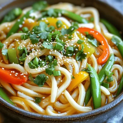 Spicy Garlic Udon Noodles Easy and Tasty Recipe