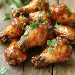 - 2 lbs chicken wings - 1/4 cup honey - 2 tablespoons chipotle sauce - 2 tablespoons soy sauce - 1 tablespoon olive oil - 1 teaspoon garlic powder - 1 teaspoon onion powder - 1/2 teaspoon smoked paprika - Salt and pepper to taste - Fresh cilantro, for garnish - Lime wedges for serving - Extra chipotle sauce for more heat - Sliced green onions for garnish - Mixing bowl for the marinade - Air fryer for cooking - Cooking spray to prevent sticking - Tongs for flipping the wings - Serving platter for presentation Gather these items before you start. Fresh wings and a good air fryer make all the difference. These ingredients work together to create a sweet and spicy flavor that you’ll love. First, grab a mixing bowl. Add 1/4 cup of honey, 2 tablespoons of chipotle sauce, and 2 tablespoons of soy sauce. Next, pour in 1 tablespoon of olive oil. Sprinkle in 1 teaspoon of garlic powder, 1 teaspoon of onion powder, and 1/2 teaspoon of smoked paprika. Season with salt and pepper to taste. Mix everything well until smooth. Now, take your 2 lbs of chicken wings and add them to the bowl. Toss the wings until they are fully covered in the marinade. Cover the bowl and put it in the fridge. Let them marinate for at least 30 minutes. For the best flavor, try marinating overnight. While the wings soak up the flavor, it's time to preheat the air fryer. Set it to 380°F (190°C) for about 5 minutes. This step helps the wings cook evenly. Before you add the wings, spray the air fryer basket lightly with cooking spray. This helps prevent sticking and keeps your wings crisp. After the marinating time, take the chicken wings out of the fridge. Place them in a single layer in the basket. Do not overcrowd them; this helps them cook better. Cook the wings for 25 to 30 minutes. Flip them halfway through to ensure they get crispy on both sides. You will know they are ready when they turn golden brown. Once done, let the wings rest for 5 minutes. This helps keep them juicy. Before serving, sprinkle fresh cilantro on top for a burst of color and flavor. Enjoy your delicious air fryer honey chipotle chicken wings! To get those wings crispy, start with dry chicken. Pat them with paper towels before marinating. This step helps the marinade stick better. Also, avoid crowding the air fryer basket. Give each wing space to crisp up. Flip the wings halfway through cooking. This ensures even browning and a great texture. Want to boost the flavor? Add more spices! Try cayenne pepper for heat or lime juice for zest. You can also mix in some brown sugar. It adds sweetness and helps caramelize the wings. For extra richness, swap the olive oil with melted butter. You can even toss the cooked wings with more chipotle sauce for a kick. Don’t skip the marinating step. It makes a big difference in taste. Also, watch the cooking time. Under-cooked wings can be unsafe. Overcooked wings can turn dry. Use a meat thermometer to check for doneness. Aim for 165°F (74°C). Finally, don’t forget to let the wings rest after cooking. This helps lock in juices and keeps them tender. {{image_2}} You can change the flavor of your wings with different marinades. Here are some fun ideas: - BBQ Marinade: Replace honey and chipotle sauce with your favorite BBQ sauce. - Lemon Pepper Marinade: Use lemon juice, black pepper, and garlic for a zesty kick. - Teriyaki Marinade: Swap the honey for teriyaki sauce. This adds a sweet and savory touch. - Buffalo Sauce Marinade: Mix buffalo sauce with some butter for a spicy taste. Feel free to mix and match these ideas. Each marinade gives your wings a unique taste. You can adjust the heat level of your wings easily. Here’s how: - For Spicy Wings: Add more chipotle sauce or even some cayenne pepper. - For Mild Wings: Use less chipotle sauce and more honey. This keeps them sweet and tasty. - Balance the Heat: Try a mix of both spicy and mild for a fun flavor. Adjust the heat to match your taste. Your friends will love the choice! How you serve your wings can make them even better. Here are some ideas: - Dipping Sauces: Offer ranch, blue cheese, or extra chipotle sauce for dipping. - Side Dishes: Serve with celery sticks, carrot sticks, or a fresh salad. - Garnish: Sprinkle fresh cilantro or green onions on top for color and flavor. These serving ideas make your meal complete and fun to eat. Enjoy your delicious wings! After enjoying your honey chipotle chicken wings, store any leftovers properly. Place them in an airtight container. This keeps them fresh. Make sure to cool them to room temperature first. Store the wings in the fridge for up to three days. When you're ready to eat the wings again, reheating is easy. Preheat your air fryer to 350°F (175°C). Place the wings in a single layer. Heat for about 5 to 7 minutes. This gives them a nice crisp again. Check that they are hot all the way through before serving. If you want to save wings for later, freezing works well. First, let them cool completely. Then, wrap them tightly in plastic wrap. Place the wrapped wings in a freezer bag. Remove as much air as possible. You can freeze them for up to three months. When you are ready to eat, thaw in the fridge overnight. Reheat as mentioned above for best results. Yes, you can use frozen chicken wings. Just cook them a bit longer. Increase the air fryer time by 5-10 minutes. Make sure the wings reach an internal temperature of 165°F. This ensures they are safe to eat and fully cooked. However, thawing them in the fridge overnight gives the best results. It helps the marinade soak in better. To make your wings extra crispy, follow these tips: - Pat the wings dry before marinating. This removes extra moisture. - Use a light spray of cooking oil on the wings. - Cook them in a single layer. Overcrowding makes them steam instead of crisp. - Flip the wings halfway through cooking for even browning. These steps will give you that nice crunch! Honey chipotle chicken wings pair well with many sides. Here are some ideas: - Fresh veggie sticks with ranch or blue cheese dip. - Creamy coleslaw for a crunchy contrast. - Sweet potato fries for a tasty twist. - A light salad to balance the flavors. These sides will make your meal even more fun and delicious! This article covered the key steps to make tasty chicken wings. We explored ingredients, marinating techniques, and cooking methods using an air fryer. I shared tips for crispy texture and flavor boosts. We also discussed variations to suit your taste, plus storage and reheating tips. In the end, creating delicious chicken wings is simple. You can experiment with flavors and enjoy them fresh or reheated. Enjoy your cooking!