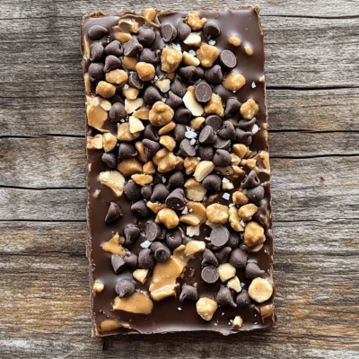High-Protein Chocolate Peanut Butter Greek Yogurt Bark