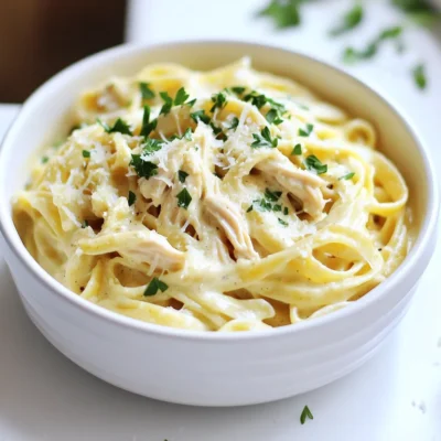Creamy Garlic Parmesan Chicken Pasta Slow Cooker Delight