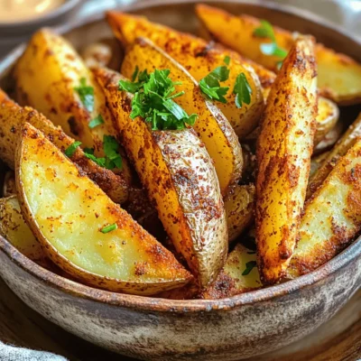 Air Fryer Cajun Potato Wedges Crisp and Flavorful Dish