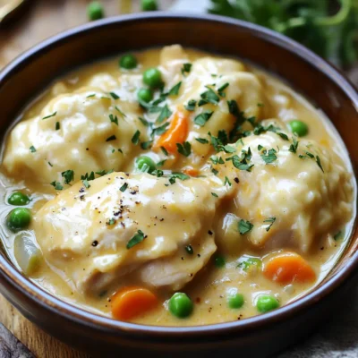 Slow Cooker Creamy Chicken and Dumplings Delight