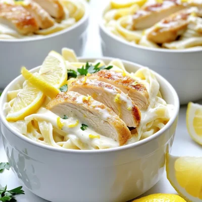 Minute Creamy Lemon Garlic Chicken Pasta Delight