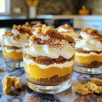 Pumpkin Tiramisu Cups Delightful and Easy Dessert