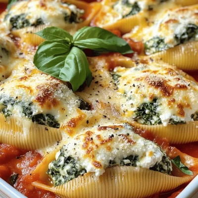 Spinach Ricotta Stuffed Shells Flavorful and Easy Dish