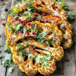 - 1 large head of cauliflower - 2 tablespoons harissa paste - 3 tablespoons olive oil - 1 teaspoon smoked paprika - 1 teaspoon garlic powder - Salt and pepper to taste - 1 tablespoon lemon juice The base of this dish is the large head of cauliflower. Choose one that feels firm and heavy. The harissa paste adds a spicy and smoky flavor. It combines well with the olive oil, smoked paprika, and garlic powder. This mix gives depth and warmth. Don't forget your salt and pepper for balance. The lemon juice brightens all the flavors nicely. - Fresh cilantro or parsley - Pomegranate seeds for added color Garnishes can elevate your dish. Fresh cilantro or parsley adds a burst of green and freshness. It pairs well with the spicy steaks. Pomegranate seeds bring a splash of color and sweetness. They add a nice crunch too. Both options enhance the look and taste of the roasted cauliflower steaks. 1. First, preheat your oven to 425°F (220°C). This hot temperature will help the cauliflower get that nice golden brown color. 2. Line a baking sheet with parchment paper. This makes cleanup easy and helps prevent sticking. 3. Next, take a large head of cauliflower. Remove the leaves carefully. 4. Slice the cauliflower into 1-inch thick steaks. Start from the center. You should get about 2-4 steaks. The thicker the slice, the better it holds up during cooking. 1. In a small bowl, mix 2 tablespoons of harissa paste with 3 tablespoons of olive oil. This will give your sauce a great base. 2. Add in 1 teaspoon smoked paprika and 1 teaspoon garlic powder. These spices add depth to the flavor. 3. Squeeze in 1 tablespoon of lemon juice. This brightens up the sauce and makes it fresh. 4. Season with salt and pepper to taste. Mix all the ingredients until smooth. To make it really smooth, you can whisk it or stir it well with a fork. 1. Place the cauliflower steaks on the prepared baking sheet. 2. Brush each side generously with the harissa sauce. Make sure every bit gets coated. 3. Roast in the preheated oven for 25-30 minutes. Halfway through, flip the steaks. This helps them cook evenly. 4. Check for doneness when they are tender and golden brown. You can use a fork to test them. 5. Once done, take them out and let them cool slightly before serving. To get the best texture, cut each cauliflower steak about 1 inch thick. This helps them cook evenly. If they are too thin, they may burn. If too thick, they might not cook all the way through. As you roast, check for tenderness with a fork. You want them soft but not mushy. To boost the flavor, think about adding spices like cumin or coriander. These spices blend well with harissa. You can also try a sprinkle of chili flakes for heat. For dipping, a yogurt sauce works great. Mix plain yogurt with lemon juice and salt for a cool dip. When plating, stack the steaks for height. This makes the dish look fancy. Use fresh herbs like cilantro or parsley to add color. Pomegranate seeds can add a nice pop and crunch. For a final touch, drizzle some olive oil around the plate for a beautiful finish. {{image_2}} You can change the flavor of your harissa roasted cauliflower steaks by trying new spice blends. For a sweet twist, use a mix of cinnamon and cumin. If you want heat, add cayenne pepper or chili flakes. You can also try a curry blend for a different taste. Adding other vegetables for roasting can create a colorful platter. Sweet potatoes or bell peppers pair well with cauliflower. Just cut them into similar sizes to ensure even cooking. This way, you get a variety of textures and flavors in one dish. Harissa roasted cauliflower steaks are great for many diets. They are naturally vegan and gluten-free. If you want a low-carb or keto-friendly option, this dish fits perfectly. Cauliflower is low in carbs and packed with nutrients. To make it more filling, serve the steaks with a side of avocado or a nut-based sauce. This way, you get a balanced meal that satisfies your cravings without the carbs. Enjoy experimenting with these variations! To store your leftovers, let the roasted cauliflower steaks cool first. Place them in an airtight container. This helps keep the flavors fresh. You can keep them in the fridge for up to four days. If you want to keep them longer, consider freezing. Frozen steaks last for up to two months. Just remember to wrap them well to avoid freezer burn. When reheating, the oven works best. Preheat it to 375°F (190°C). Place the cauliflower steaks on a baking sheet. Cover them with foil to keep them from drying out. Heat for about 10-15 minutes, checking often. This keeps them crispy and tasty. Avoid using the microwave if you can. It can make them soggy and less enjoyable. Enjoy your flavorful cauliflower steaks again! Yes, you can use fresh harissa. Fresh harissa adds a bright flavor. Just adjust the amount to match your taste. Fresh harissa can be spicier, so start small. To cut cauliflower steaks, first, remove the leaves. Then, slice the head through the center. Aim for 1-inch thick pieces. Use a sharp knife for clean cuts. Harissa roasted cauliflower steaks pair well with grains. Try serving them with quinoa or couscous. You can also add a fresh salad or yogurt sauce. Cauliflower is perfectly roasted when it’s golden brown. Check for tenderness with a fork; it should pierce easily. The edges should be crispy for the best texture. In this post, we explored how to make harissa roasted cauliflower steaks. We covered the main ingredients, from cauliflower to harissa paste, and discussed optional garnishes like cilantro and pomegranate seeds. You learned step-by-step instructions for preparing, roasting, and seasoning your steaks. Don’t forget to try the tips for perfect texture and unique flavors. Whether you want a vegan dish or something different to impress guests, there are plenty of variations. Remember, store leftovers properly to keep them fresh. Enjoy this tasty dish that brings bold flavors to your table!