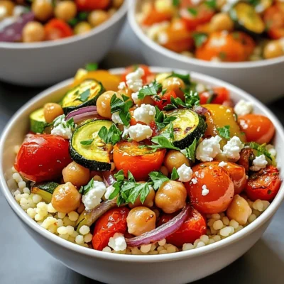 Roasted Veggie Couscous Bowls Simple and Flavorful Meal