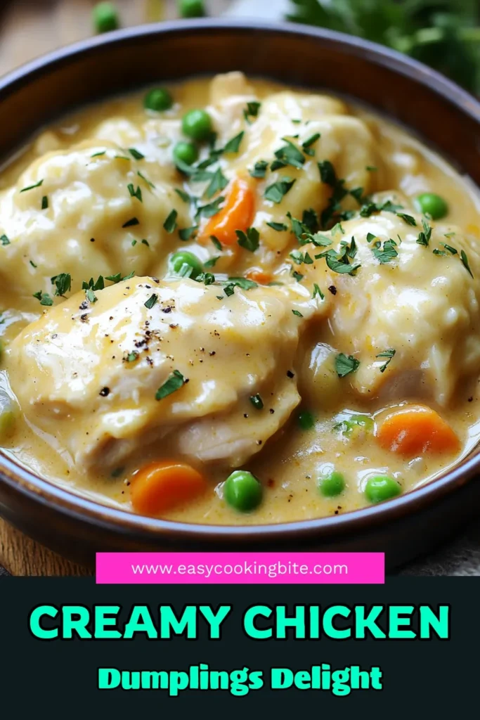 Indulge in the ultimate comfort food with this cozy slow cooker creamy chicken and dumplings recipe! Packed with tender chicken, flavorful veggies, and deliciously fluffy dumplings, it's the perfect dish for any occasion. With easy-to-follow steps and simple ingredients, you can create a warm and hearty meal that your whole family will love. Craving warmth and comfort? Click through to explore the full recipe and make this delicious dish tonight!