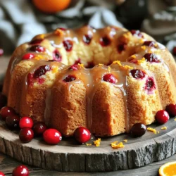 - 1 ½ cups all-purpose flour - 1 teaspoon baking powder - ½ teaspoon baking soda - ½ teaspoon salt - ½ cup unsalted butter, softened - 1 cup granulated sugar - 3 large eggs - 1 teaspoon vanilla extract - Zest of 1 orange - ½ cup freshly squeezed orange juice - 1 cup fresh cranberries (or frozen cranberries, thawed) - ¼ cup powdered sugar (for glaze) - 1 tablespoon orange juice (for glaze) Gather these ingredients to create a tasty cranberry orange pound cake. Each item plays a key role in the flavor and texture. The all-purpose flour gives structure, while baking powder and baking soda help the cake rise. Salt balances the sweetness. Unsalted butter and granulated sugar create a creamy base. Eggs provide moisture and richness. Vanilla extract and orange zest add fragrant notes. The freshly squeezed orange juice brings a bright, citrusy flavor, and cranberries add a tart kick. For the glaze, mix powdered sugar with orange juice. This adds a sweet finish to your cake. Make sure to have all ingredients ready. This will ensure a smooth baking process. Enjoy the joy of mixing these flavors together! First, preheat your oven to 350°F (175°C). This step is key to baking your cake evenly. While the oven heats, grease and flour a 9x5-inch loaf pan. This helps the cake release easily after baking. Next, grab a medium bowl and combine 1 ½ cups of all-purpose flour, 1 teaspoon baking powder, ½ teaspoon baking soda, and ½ teaspoon salt. Whisk them together well. Set this dry mix aside for later. In a large mixing bowl, beat ½ cup of softened unsalted butter with 1 cup of granulated sugar. Mix them for about 3-4 minutes. You want the mixture to be light and fluffy. This adds air, making the cake soft. Now, add 3 large eggs, one at a time. Mix well after each egg. Stir in 1 teaspoon of vanilla extract and the zest of 1 orange. This adds a bright flavor to your cake. Gradually add the flour mixture to the butter mix. Alternate between adding the flour and ½ cup of freshly squeezed orange juice. Start and end with the flour. Mix until just combined. Overmixing can make the cake tough. Gently fold in 1 cup of fresh cranberries. Make sure they are evenly spread throughout the batter. Pour this mixture into the prepared loaf pan and smooth the top with a spatula. Bake for 55-65 minutes. Check for doneness by inserting a toothpick into the center. If it comes out clean, your cake is ready. - Set your oven to 350°F (175°C). This is the best heat for baking. - Bake the cake for 55-65 minutes. The time can change based on your oven. - Use a toothpick to check for doneness. If it comes out clean, the cake is ready. - If you need a dairy-free option, use coconut oil instead of butter. - You can swap granulated sugar with brown sugar for a deeper flavor. - For cranberries, use dried cranberries if fresh ones are not available. Just soak them first. - Frozen cranberries work well, too. Just thaw and drain them before use. - To boost orange flavor, add more zest. It gives a bright taste. - Use fresh orange juice for the best flavor. This keeps the cake moist. - Ensure you do not overmix the batter. This keeps your cake fluffy. {{image_2}} You can change the texture with nuts or chocolate. Try adding ½ cup of chopped walnuts or pecans for crunch. They add great flavor and a nice bite. If you love chocolate, mix in ½ cup of chocolate chips. The chocolate pairs well with the tart cranberries. It creates a sweet and tangy taste that you will love. Want to mix it up? Use lemon or lime instead of orange. Replace the orange zest with lemon zest for a bright twist. You can also swap the orange juice for fresh lime juice. The cake will have a different but fresh flavor. It’s a fun way to enjoy the cake in a new way. Seasonal spices can elevate this cake. Think of adding nutmeg or cinnamon, especially in fall and winter. Just a teaspoon of either spice can warm up the flavor. You can also add a pinch of ginger for a bit of a kick. These spices make the cake feel cozy and festive, perfect for holiday gatherings. To keep your cranberry orange pound cake fresh, wrap it well. Use plastic wrap or aluminum foil. If you plan to store it for longer, consider freezing. Place it in a freezer-safe bag or container. Make sure to remove as much air as possible. This helps prevent freezer burn. To stop your cake from drying out, store it in an airtight container. Keep it at room temperature if you eat it within a few days. If it lasts longer, refrigerate it. Just remember to bring it back to room temp before serving. This keeps the flavors bright and tasty. You can enjoy the pound cake for about three days at room temperature. If you refrigerate it, it lasts up to a week. When frozen, it can stay good for up to three months. Just thaw it in the fridge when you're ready to eat. This way, you always have a sweet treat on hand! Yes, you can use frozen cranberries. Just make sure to thaw them first. To do this, place them in a bowl and let them sit at room temperature for about 1 hour. Drain any excess liquid before folding them into the batter. This step will help keep your cake moist. To check if your pound cake is done, use a toothpick. Insert it into the center of the cake. If it comes out clean or with a few crumbs, the cake is ready. You can also look for a golden-brown color on top. The cake should spring back when lightly pressed. Yes, you can make this cake a day before serving. After it cools, wrap it tightly in plastic wrap. This helps keep the cake moist. Store it at room temperature. You can also freeze it for up to two months. Just remember to thaw it in the fridge overnight before serving. This cake pairs well with many drinks. Enjoy it with tea or coffee for a cozy treat. You can also drizzle it with dessert sauces, like chocolate or caramel. Fresh whipped cream or a scoop of vanilla ice cream adds a nice touch too. To glaze your pound cake, mix powdered sugar with orange juice until smooth. Use a spoon to drizzle it evenly over the cooled cake. Start from the center and let it flow to the edges. This gives a nice shine and makes the cake look beautiful. This blog post covered how to make a delicious cranberry orange pound cake. You learned about essential ingredients, from flour to fresh cranberries and orange juice. I provided clear steps, from mixing to baking and glazing. Helpful tips and creative variations enhance your baking experience. As you try this recipe, remember to explore your own twists. Enjoy the process and share your tasty results! Happy baking!