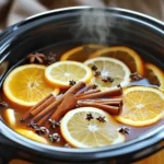 - 8 cups apple juice or cider - 1 orange, sliced - 1 lemon, sliced I love using fresh apple juice or cider for this recipe. It gives the cider a rich and sweet base. The orange and lemon slices add a bright, zesty touch. They balance the sweetness and give a lovely aroma. - 4-5 whole cloves - 2-3 cinnamon sticks - 1 teaspoon allspice berries - 1/4 teaspoon nutmeg The spices are what make this cider special. Whole cloves bring warmth, while cinnamon sticks add a comforting flavor. Allspice berries add depth and nutmeg gives it a cozy finish. I suggest using fresh nutmeg if you can find it. It makes a big difference! - 1 tablespoon brown sugar - 1 teaspoon vanilla extract If you like sweeter cider, brown sugar is a great choice. Just add it to taste. Vanilla extract is not a must, but it adds a lovely warmth and aroma. It makes the cider feel even more festive and inviting. To prepare the slow cooker, start by making sure it is clean and dry. This helps prevent any unwanted flavors. Next, pour in 8 cups of apple juice or cider. You can use fresh apple cider for a deeper flavor. Now, it’s time to add the ingredients to the slow cooker. Slice one orange and one lemon, then drop them into the juice. The citrus adds a bright taste. Toss in 4-5 whole cloves, 2-3 cinnamon sticks, and a teaspoon of allspice berries. For a warm finish, grate in a bit of nutmeg. If you want a sweeter cider, stir in 1 tablespoon of brown sugar. Finally, add 1 teaspoon of vanilla extract for that cozy touch. Cover the slow cooker and set it on low. Let it cook for 4-6 hours. This slow cooking helps the flavors mix well. You can check it halfway through. If you want a stronger taste, you can let it cook longer. Once the cooking time is up, taste the cider. Adjust sweetness if needed. Then, you’ll need to strain the cider. Use a fine sieve to remove the spices and fruit slices. This step gives you a smooth drink. For serving, pour the warm cider into mugs. You can garnish it with a cinnamon stick or a thin apple slice. This adds a lovely touch and makes it look pretty. Enjoy your spiced apple cider with friends and family! Using fresh spices gives a bright taste. I love fresh cloves and cinnamon sticks. They pack a punch! Dried spices work, too, but they may taste less vibrant. Adjusting sweetness is key. Start with the brown sugar in the recipe. Taste after cooking. If it’s too tart, add more sugar. If it’s too sweet, add more juice or lemon. I choose a slow cooker for its ease. It lets spices blend slowly. This gives a rich, warm flavor. You can set it and forget it! Cooking time matters. Four hours gives a good taste. Six hours gives more depth. Test it at four hours, then decide if you want more time. Use fun mugs to serve the cider. A cinnamon stick makes a great stirrer. You can also add a thin slice of apple on top. This cider goes well with snacks. Try it with popcorn or cheese. It also pairs nicely with sweet treats like cookies. {{image_2}} You can change the taste of your spiced apple cider by adding new spices. Ginger adds a warm zing. Star anise gives a sweet, licorice-like flavor. Both spices can brighten your drink. Feel free to mix in different fruits too. You can use chopped apples or ripe pears. Their natural sweetness will blend well with the spices. This way, you create a unique cider each time. If you want less sugar, consider using substitutes. Honey or maple syrup can add sweetness without refined sugar. These options give a nice flavor twist too. For a sugar-free version, skip the brown sugar entirely. The natural sweetness from the fruits will still shine. You might find that you love it without added sugar. To make your cider festive, think about adding alcohol. Bourbon or rum can bring warmth and depth. Just a splash can make your drink feel special for holiday gatherings. You can also turn it into a fun cocktail. Mix your spiced cider with ginger beer for a fizzy twist. This creates a delightful drink that everyone will enjoy at your parties. To store leftover cider, let it cool to room temperature. Then, pour it into an airtight container. Place the container in the fridge. It will stay fresh for up to one week. Make sure to label it with the date so you remember when you made it. When you want to enjoy your cider again, pour it into a pot. Heat it slowly over medium heat. Stir often to keep the flavors mixed. Avoid boiling, as this can change the taste. If you want to keep the spice flavor strong, reheat gently. You can freeze spiced cider if you have a lot left over. First, pour it into freezer-safe containers. Leave some space at the top for expansion. Seal the containers tightly and label them. When you’re ready to enjoy it, take a container out of the freezer. Let it thaw in the fridge overnight. Once thawed, reheat it gently on the stove. Can I use store-bought apple cider? Yes, you can use store-bought apple cider. It saves time and still tastes great. Just make sure it is 100% juice without added sugars or preservatives for the best flavor. What spices can I substitute? If you want to change the spices, you can use ginger or star anise. You might also try cardamom for a unique twist. Just remember to adjust the amounts to match your taste. Can I use a stovetop instead of a slow cooker? You can use a stovetop, but the slow cooker makes it easier. On the stovetop, cook it on low heat for about 2-3 hours. Stir it often to check on the flavors. How do I adapt this recipe for larger servings? To make more cider, simply double or triple the ingredients. Make sure your slow cooker is big enough. If you change the amount, adjust the cooking time slightly to ensure the spices infuse well. What snacks pair well with spiced apple cider? Snacks like popcorn, caramel apples, or cheese and crackers go well with spiced apple cider. You can also serve it with cookies or pastries for a sweet touch. How can I serve it for a party? For a party, use a large slow cooker to keep the cider warm. Offer mugs and let guests add their own garnishes like cinnamon sticks or apple slices. This makes it fun and interactive! Making spiced apple cider is simple and fun. We explored the key ingredients, from apple juice to spices like cinnamon and cloves. I shared step-by-step instructions for using a slow cooker, ensuring rich flavors develop. You learned essential tips to enhance taste and ideas for variations, including alcohol options. Remember, making cider allows for creativity, so try different spices and fruits. Enjoy your cider warm or cold, perfect for any occasion. Your adventure in cider-making is just beginning. Dive in and experiment!
