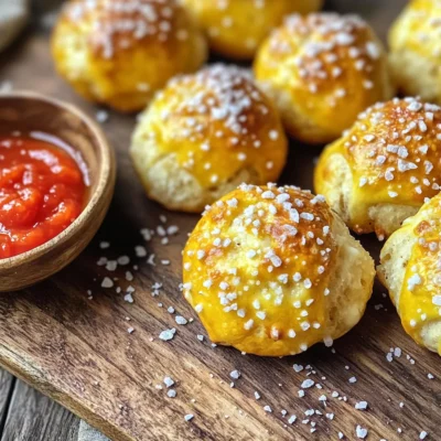 Garlic Parmesan Pretzel Bites Air Fryer Delight
