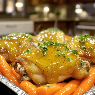 Honey Mustard Chicken and Carrots Sheet Pan Delight