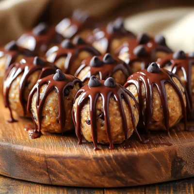 No-Bake Peanut Butter Chocolate Protein Balls Delight