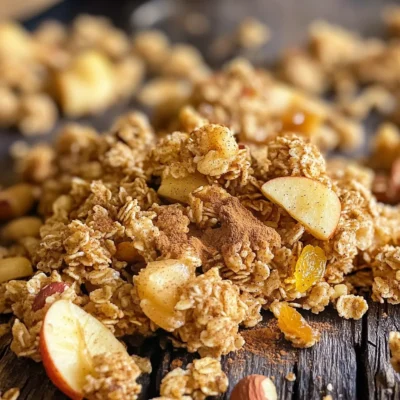 Apple Cinnamon Granola Clusters Healthy Snack Idea