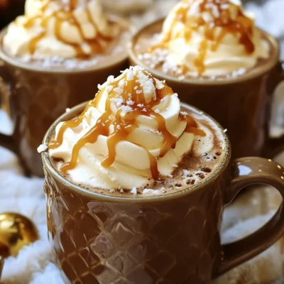Caramel Swirl Hot Chocolate Indulgent Cozy Drink