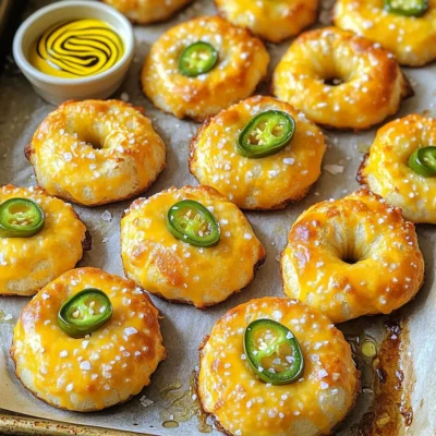 Air Fryer Jalapeño Cheddar Pretzel Bites Delight