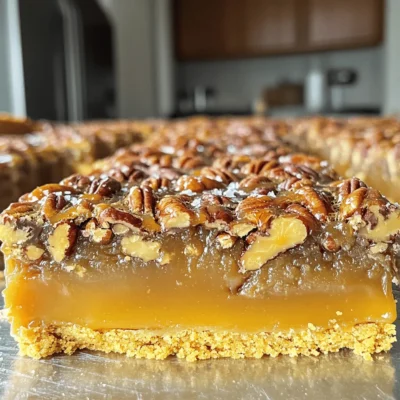 No Bake Caramel Pecan Pie Bars Delightful Dessert Treat