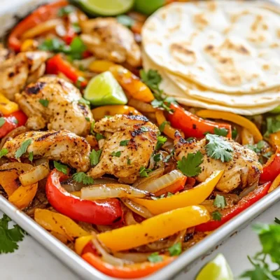 Sheet Pan Chicken Fajitas Quick and Tasty Meal