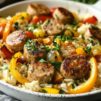 Sausage and Rice Skillet Quick and Flavorful Dish