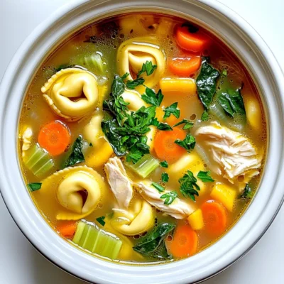 Slow Cooker Chicken Tortellini Soup Flavorful Delight
