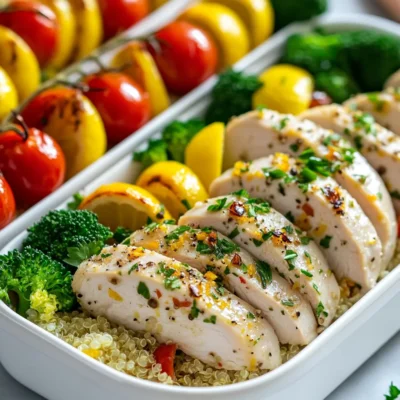 Lemon Garlic Chicken Meal Prep for Easy Weeknight Dinners