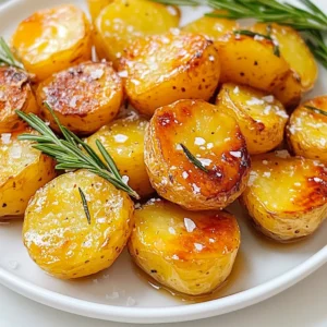 To make honey roasted crispy potatoes, you need a few simple ingredients. Each one helps create the sweet and salty flavor you will love. Here's what you need: - 2 pounds baby potatoes, halved - 3 tablespoons olive oil - 2 tablespoons honey - 1 teaspoon sea salt - ½ teaspoon black pepper - 1 teaspoon paprika - 1 teaspoon garlic powder - Fresh rosemary or thyme (for garnish) Baby potatoes give a nice soft inside and a crispy outside. Olive oil helps them brown. Honey adds a touch of sweetness that pairs well with the salt. The spices bring in flavor and warmth. Fresh herbs at the end look nice and taste great. When you gather these ingredients, you set yourself up for a delicious dish that will impress anyone. {{ingredient_image_1}} - Preheat the oven: Start by setting your oven to 425°F (220°C). This high heat helps make the potatoes crispy. - Prepare the honey mixture: In a large bowl, mix together 3 tablespoons of olive oil, 2 tablespoons of honey, 1 teaspoon of sea salt, ½ teaspoon of black pepper, 1 teaspoon of paprika, and 1 teaspoon of garlic powder. Whisk it until it blends well. This mix adds a sweet and savory touch. - Coat the potatoes: Take 2 pounds of halved baby potatoes and add them to the bowl. Toss them well in the honey mixture. Make sure all the potatoes get covered. This step is key for flavor. - Spread on the baking sheet: Line a large baking sheet with parchment paper. Spread the coated potatoes in a single layer. Avoid crowding them. This helps them roast evenly. - Roasting process: Place the baking sheet in the oven. Roast the potatoes for 25 to 30 minutes. Turn them halfway through cooking. This ensures they brown nicely on all sides. - Duration and temperature: You will need 25 to 30 minutes at 425°F (220°C) for perfect results. Check for a golden color and crisp texture to know they are done. To get that crunchy texture, make sure every potato is coated well. This helps them cook evenly. When you spread the potatoes on the baking sheet, give them space. Crowding them can cause sogginess. Halfway through roasting, turn the potatoes. This step lets all sides brown nicely. You can boost the flavor with herbs and spices. Try adding thyme or rosemary for a fresh taste. If you want a kick, sprinkle in some chili powder. Different honey types can change the dish too. For a floral note, use wildflower honey. For something richer, choose chestnut honey. Each type adds its own twist to the sweet glaze. Pro Tips Choose the Right Potatoes: Baby potatoes are perfect for this recipe as they have a creamy texture and hold their shape well when roasted. Use Fresh Herbs: Fresh rosemary or thyme adds a fragrant touch and enhances the flavor of the honey-roasted potatoes. Don’t Overcrowd the Pan: Spread the potatoes in a single layer on the baking sheet to ensure they roast evenly and become crispy. Adjust Sweetness to Taste: Feel free to modify the amount of honey based on your preference for sweetness; you can also substitute maple syrup for a different flavor. {{image_2}} You can use many types of potatoes for this dish. Each type gives a different taste and texture. Here are some options: - Yukon Gold: These potatoes are creamy and buttery. They roast well and have a nice flavor. - Red Potatoes: They have a waxy skin and stay firm when cooked. They add color and taste. - Fingerling Potatoes: These small potatoes are fun to eat. They have a nutty flavor and unique shape. Trying different potatoes can change your dish. Experiment with what you find at the store or farmer's market. You can easily swap some ingredients for different needs. Here are some ideas: - Honey Substitutes: If you need a swap, try maple syrup or agave nectar. They add a sweet touch and work well. - Oil Options: You can use avocado oil or melted coconut oil instead of olive oil. Both give a nice flavor. For those who want vegan or gluten-free options, follow these tips: - Choose maple syrup for sweetness to keep it vegan. - Make sure your oil is gluten-free, which most are. These swaps can help you tailor the recipe to your tastes and needs. Enjoy your cooking! To keep your honey roasted crispy potatoes fresh, place them in an airtight container. Let them cool to room temperature before sealing. Store them in the fridge for up to three days. If you want to keep them longer, you can freeze them. Just make sure to freeze them on a baking sheet first. This way, they won’t stick together. To bring back that crispy texture, use the oven. Preheat your oven to 400°F (200°C). Spread the leftover potatoes on a baking sheet. Bake them for about 10-15 minutes until they are hot and crispy again. You can also use an air fryer for even better results. Just set it to 375°F (190°C) and heat for about 5-7 minutes. This will make your potatoes taste fresh and delicious! The best potatoes for roasting are baby potatoes. They have a creamy texture and firm skin. You can also use Yukon Gold or red potatoes. These types hold up well during cooking. They get crispy on the outside and tender inside. Yes, you can make honey roasted potatoes in advance. Prepare them and roast them as usual. Let them cool, then store them in an airtight container. Keep them in the fridge for up to three days. When you’re ready to eat, reheat them in the oven. This helps them stay crispy. To keep your potatoes from sticking, use parchment paper. Line your baking sheet with it before adding the potatoes. Toss the potatoes in olive oil. This helps create a non-stick layer. Make sure to spread them out evenly on the sheet. This way, they have room to crisp up. This blog post covered everything you need for honey roasted potatoes. You learned the key ingredients, from baby potatoes to fresh herbs. I detailed step-by-step instructions for easy preparation and cooking. I shared tips for that perfect crunch and suggested variations to enhance flavor. Storing and reheating leftovers also got attention. With these insights, you can now create delicious honey roasted potatoes that impress everyone. Enjoy the cooking and happy eating!