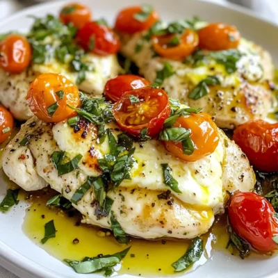 Mozzarella Basil Chicken Savory and Simple Meal